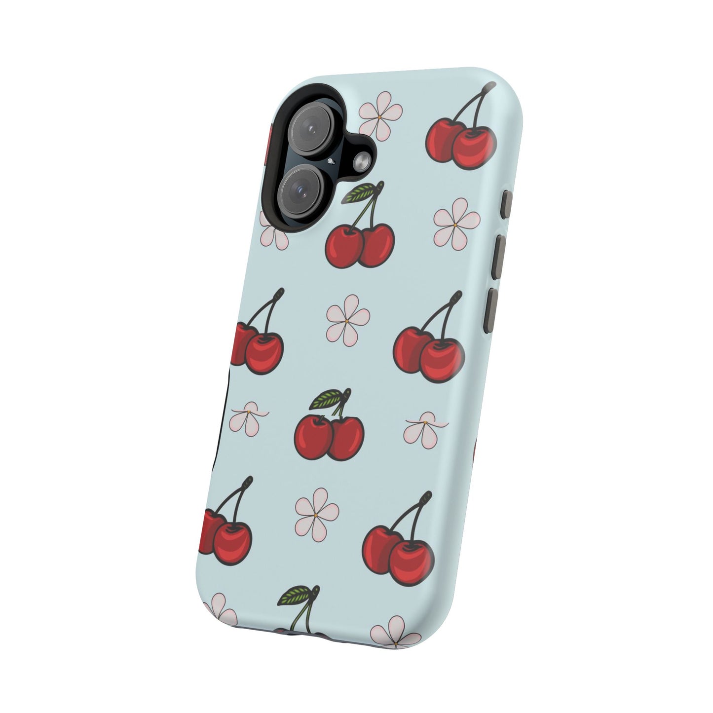 Cherry Pattern Magnetic Impact-Resistant Phone Case