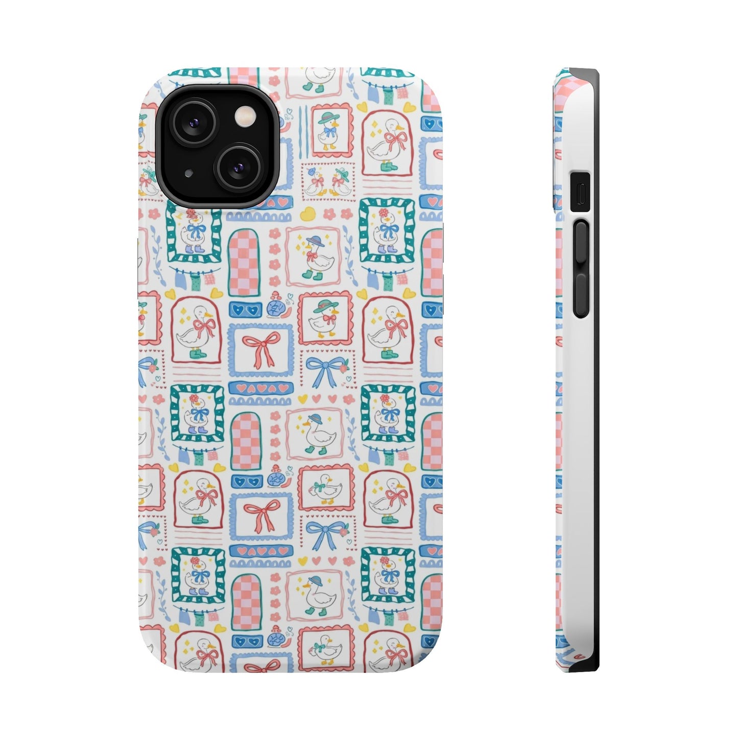 Floral Patchwork Magnetic Impact Phone Case