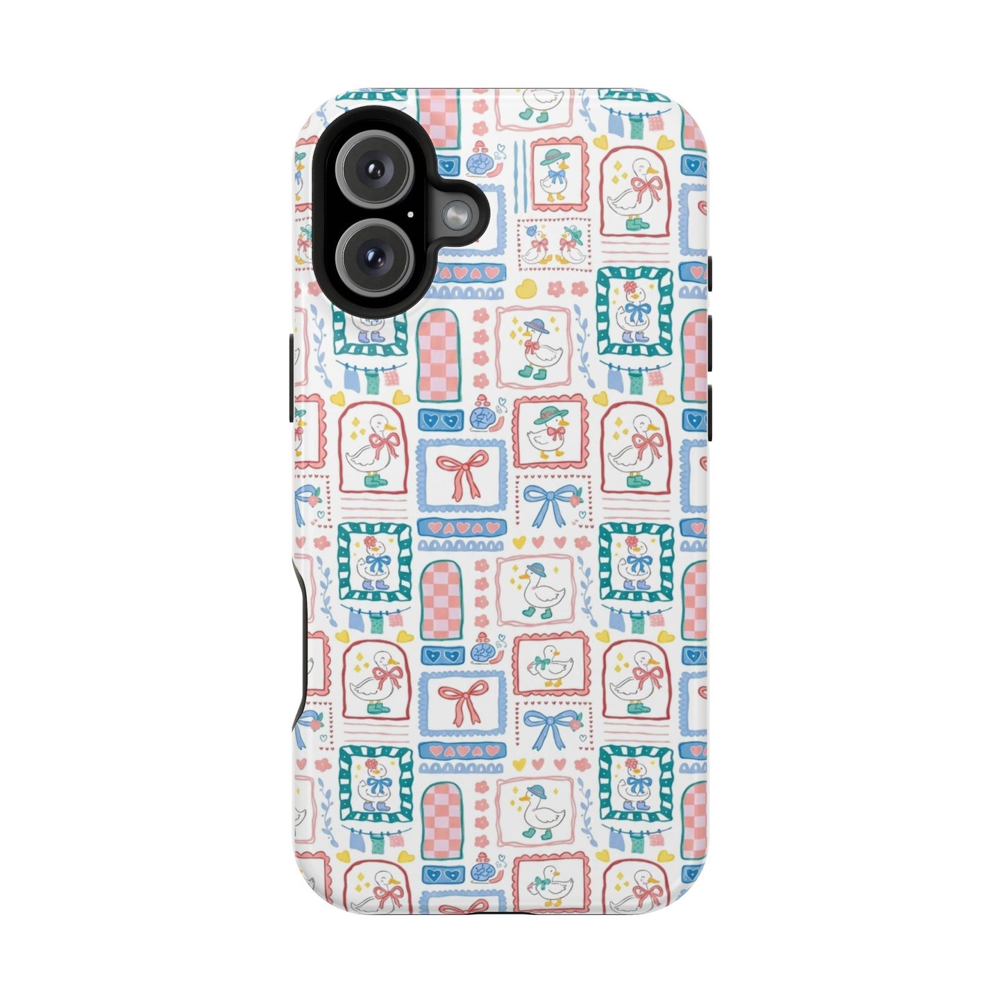 Floral Patchwork Magnetic Impact Phone Case