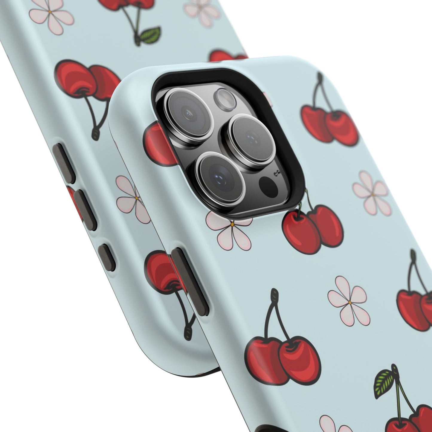 Cherry Pattern Magnetic Impact-Resistant Phone Case