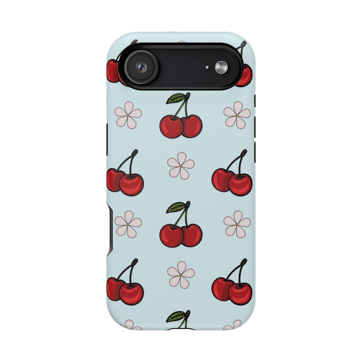 Cherry Pattern Magnetic Impact-Resistant Phone Case
