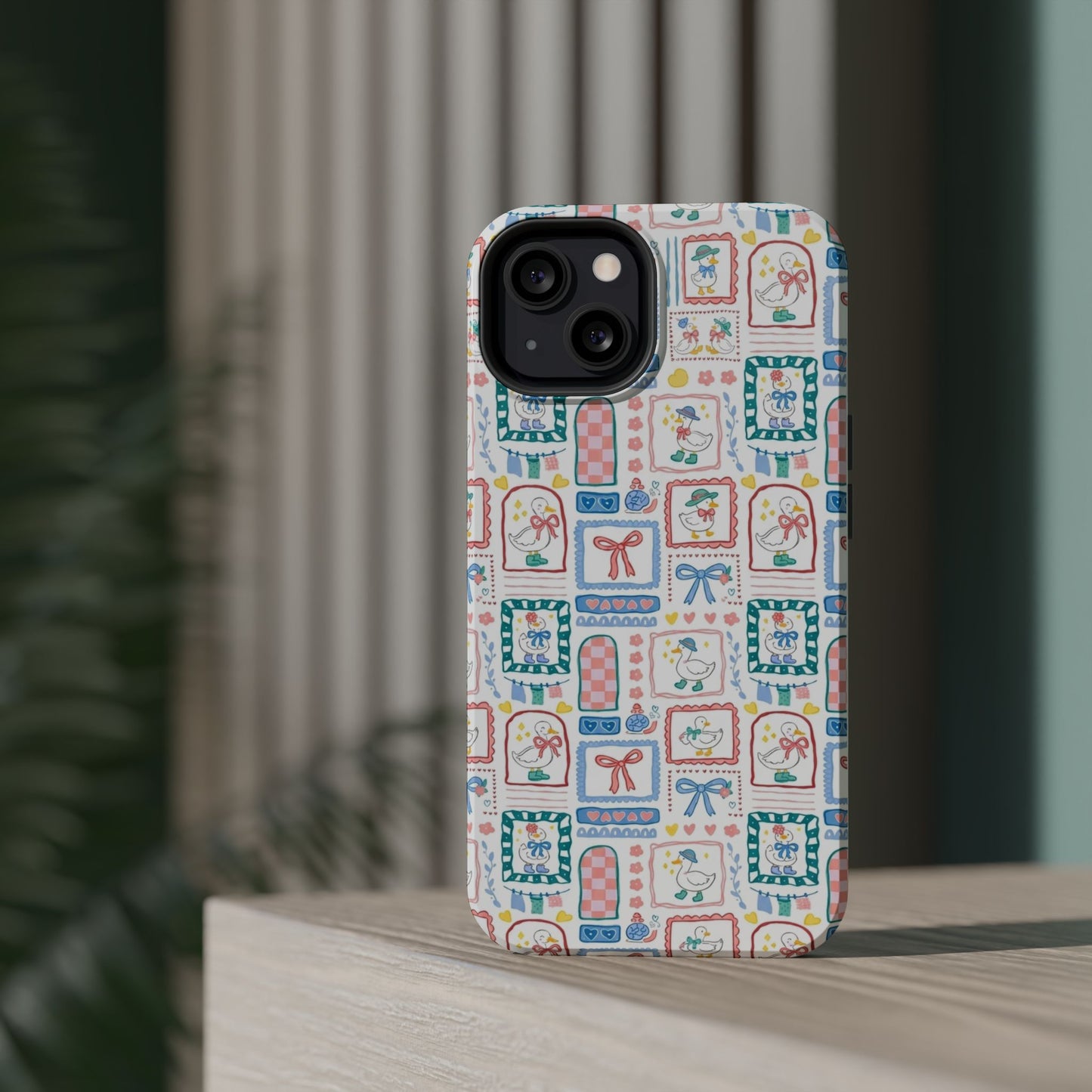 Floral Patchwork Magnetic Impact Phone Case