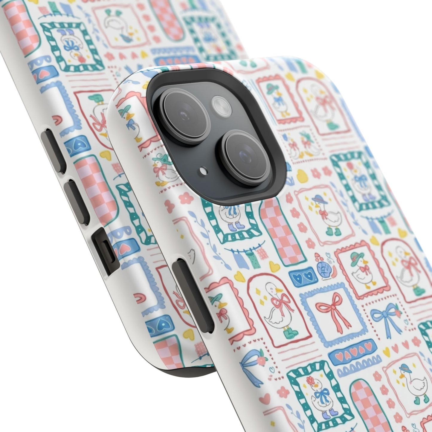 Floral Patchwork Magnetic Impact Phone Case