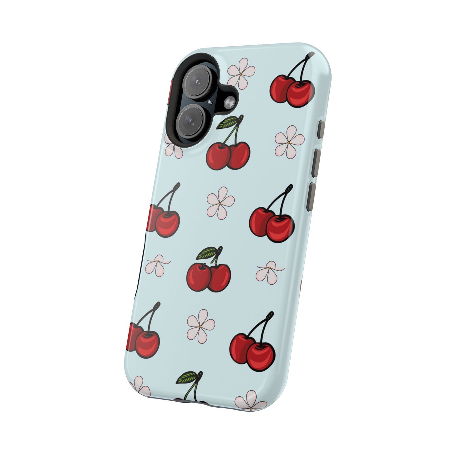 Cherry Pattern Magnetic Impact-Resistant Phone Case