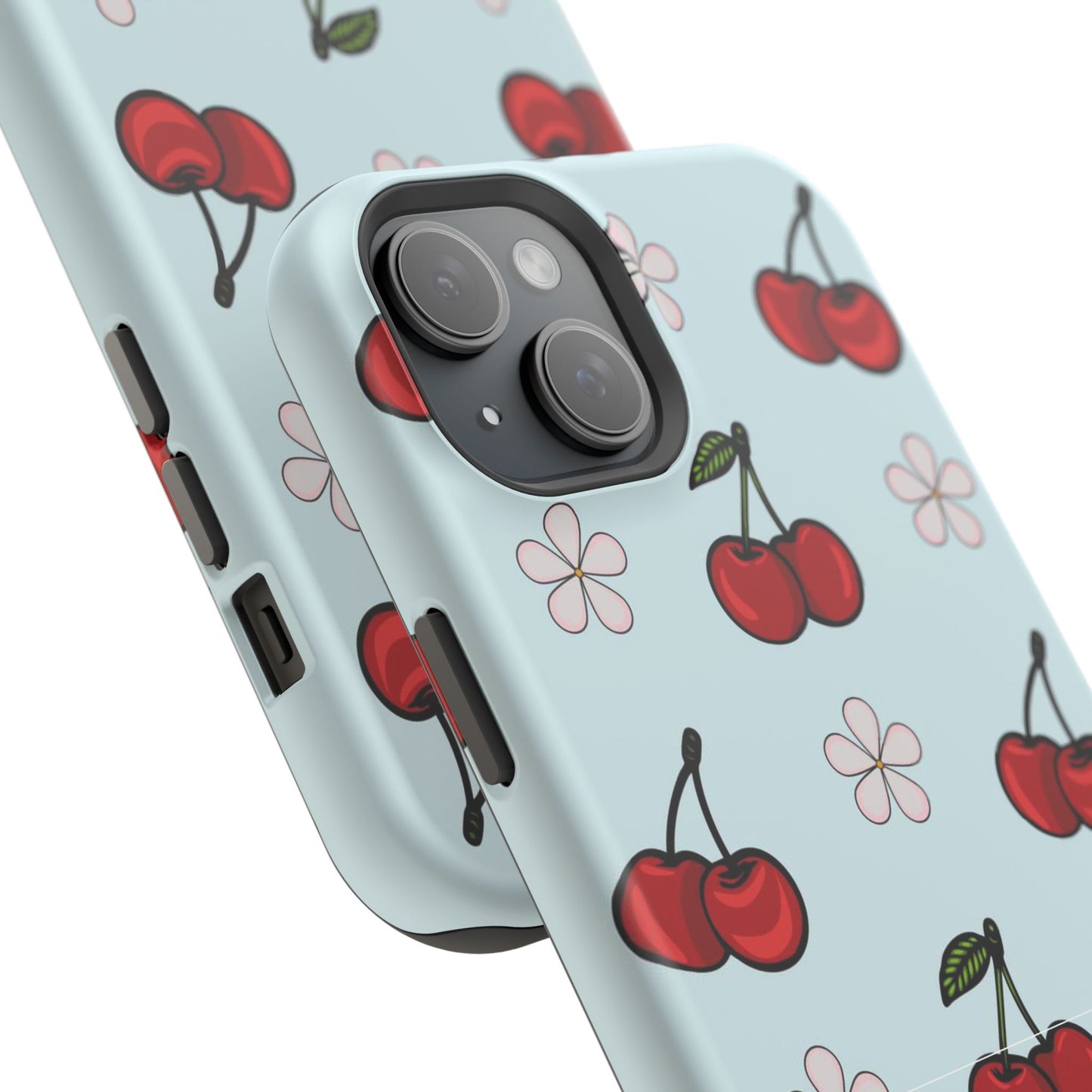 Cherry Pattern Magnetic Impact-Resistant Phone Case