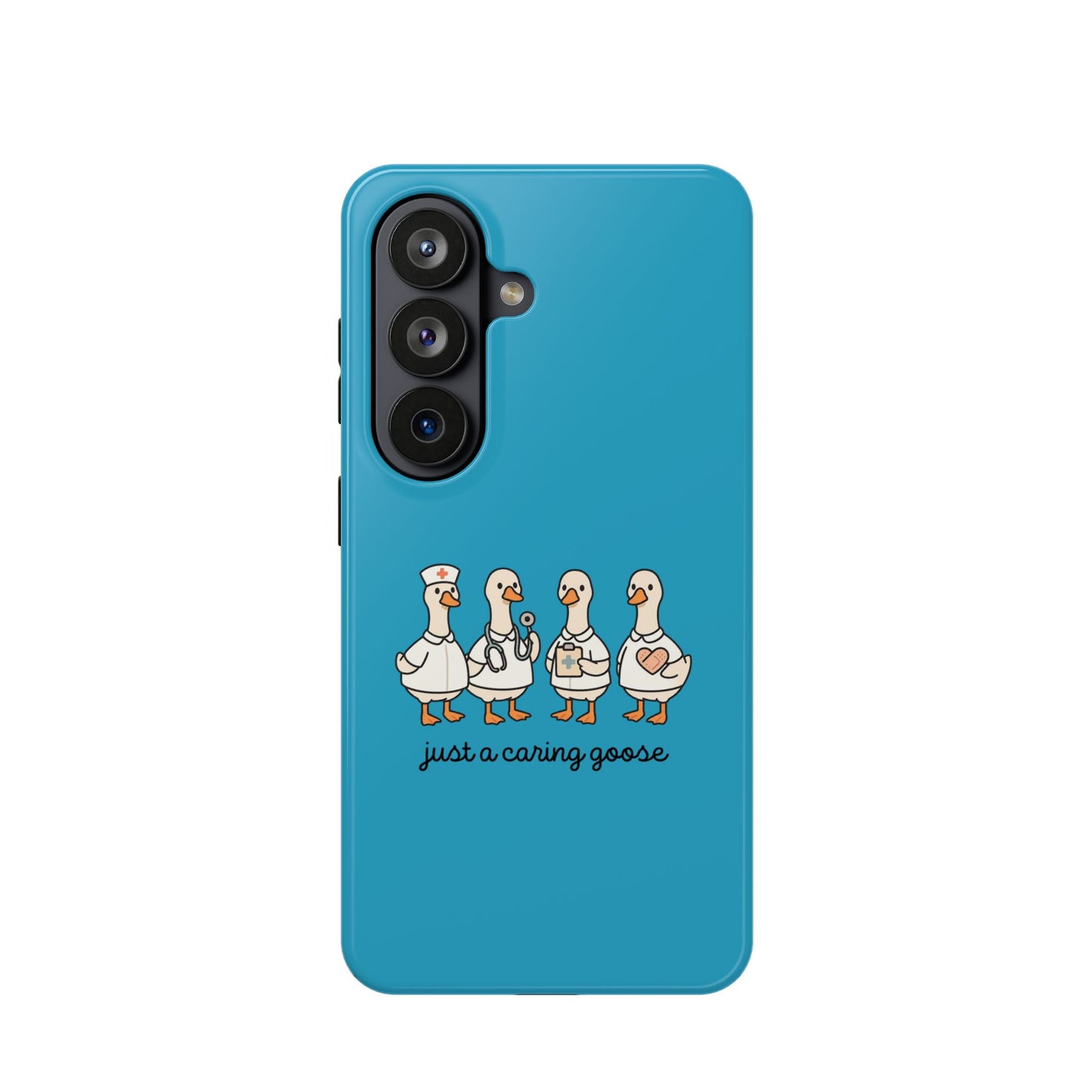 Cute Caring Geese Magnetic Impact Case — 'just a caring goose' Protective Phone Cover