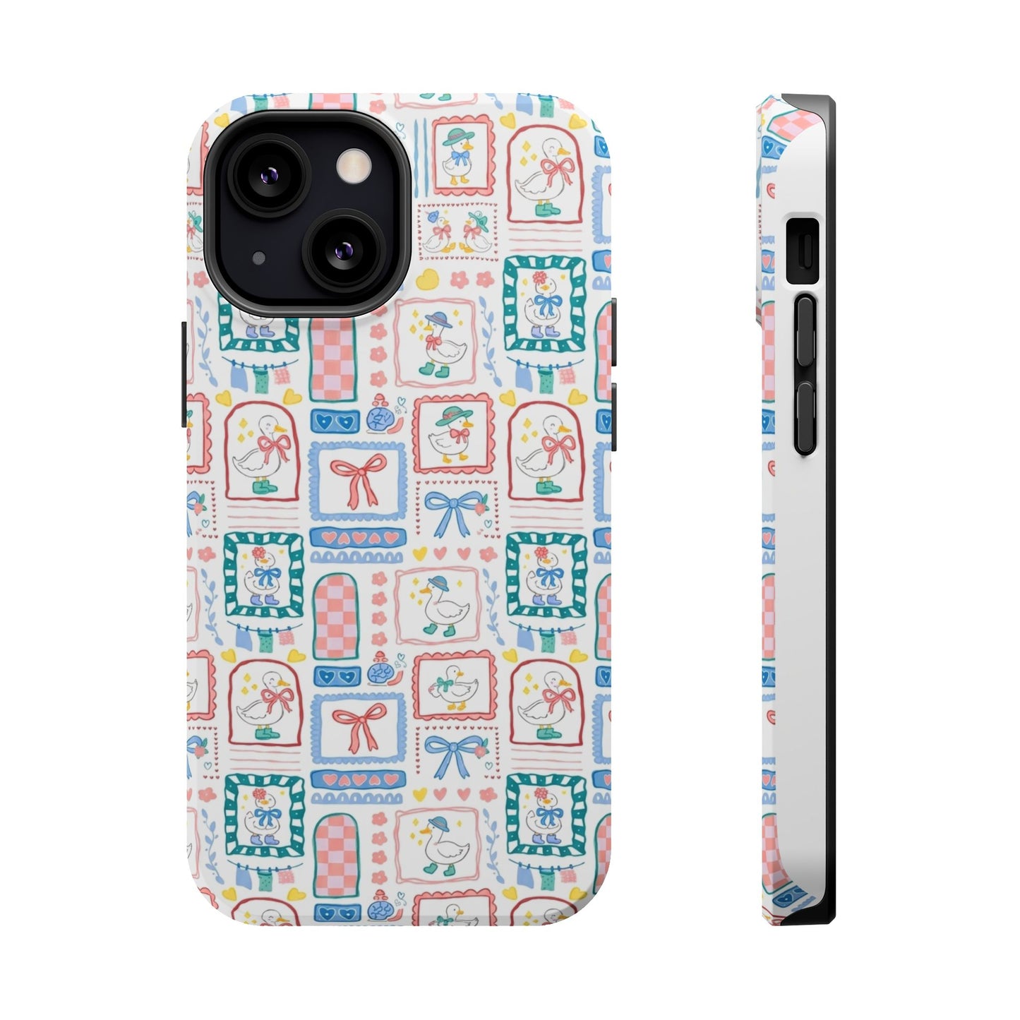 Floral Patchwork Magnetic Impact Phone Case