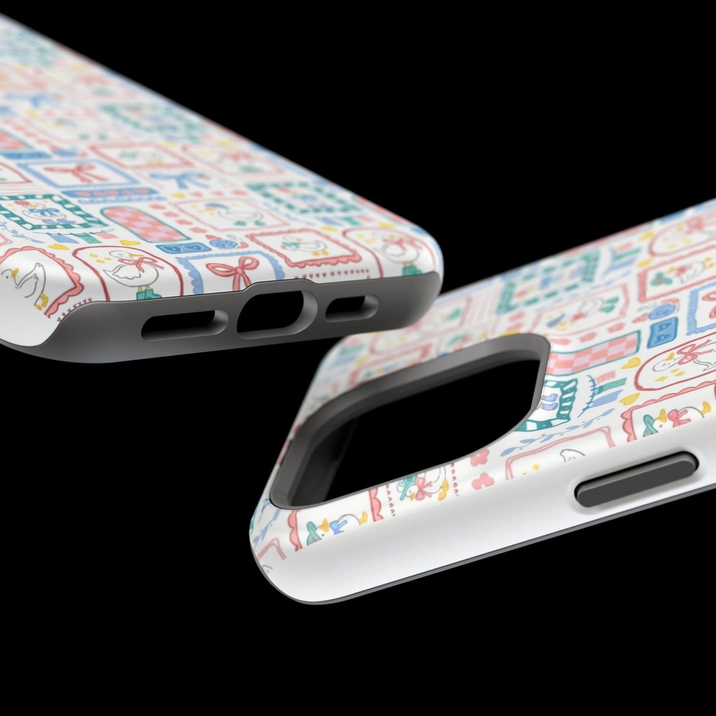 Floral Patchwork Magnetic Impact Phone Case