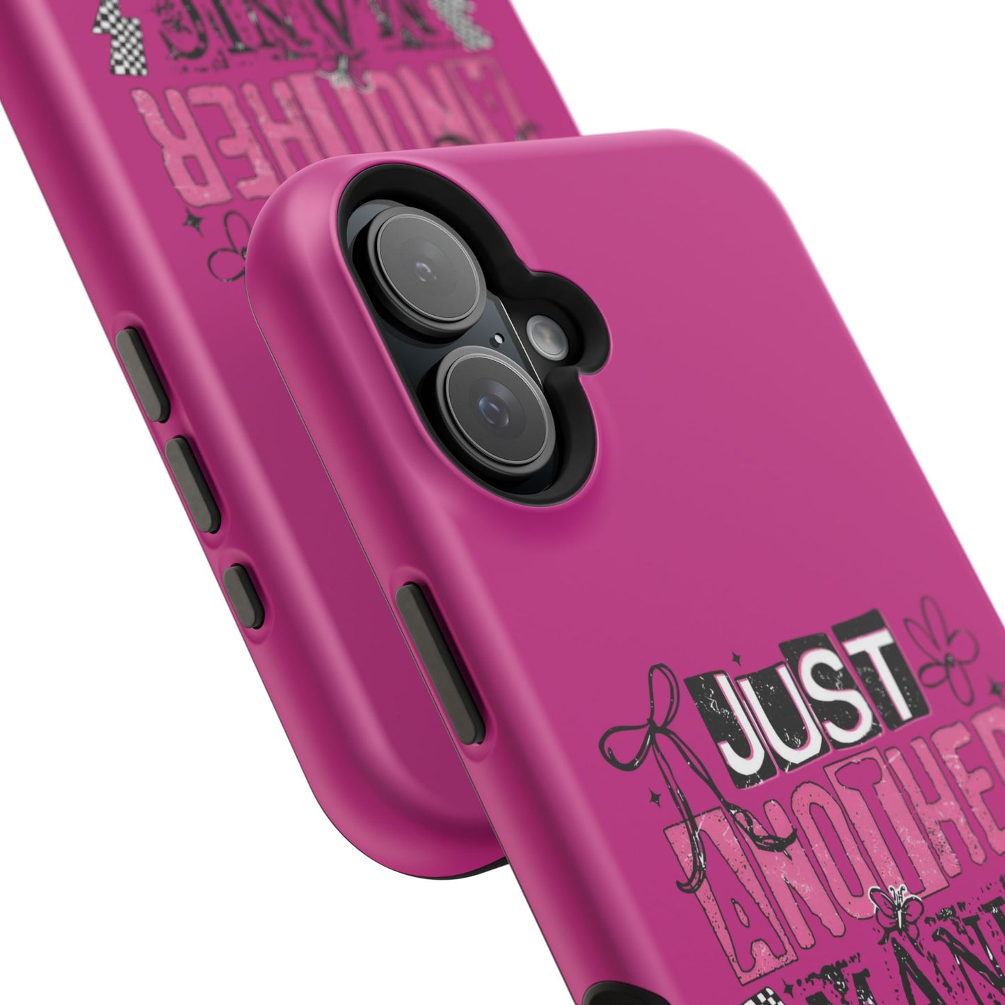Phone Case — "Just Another Manic Mom-Day" Impact-Resistant Magnetic Case (Pink)