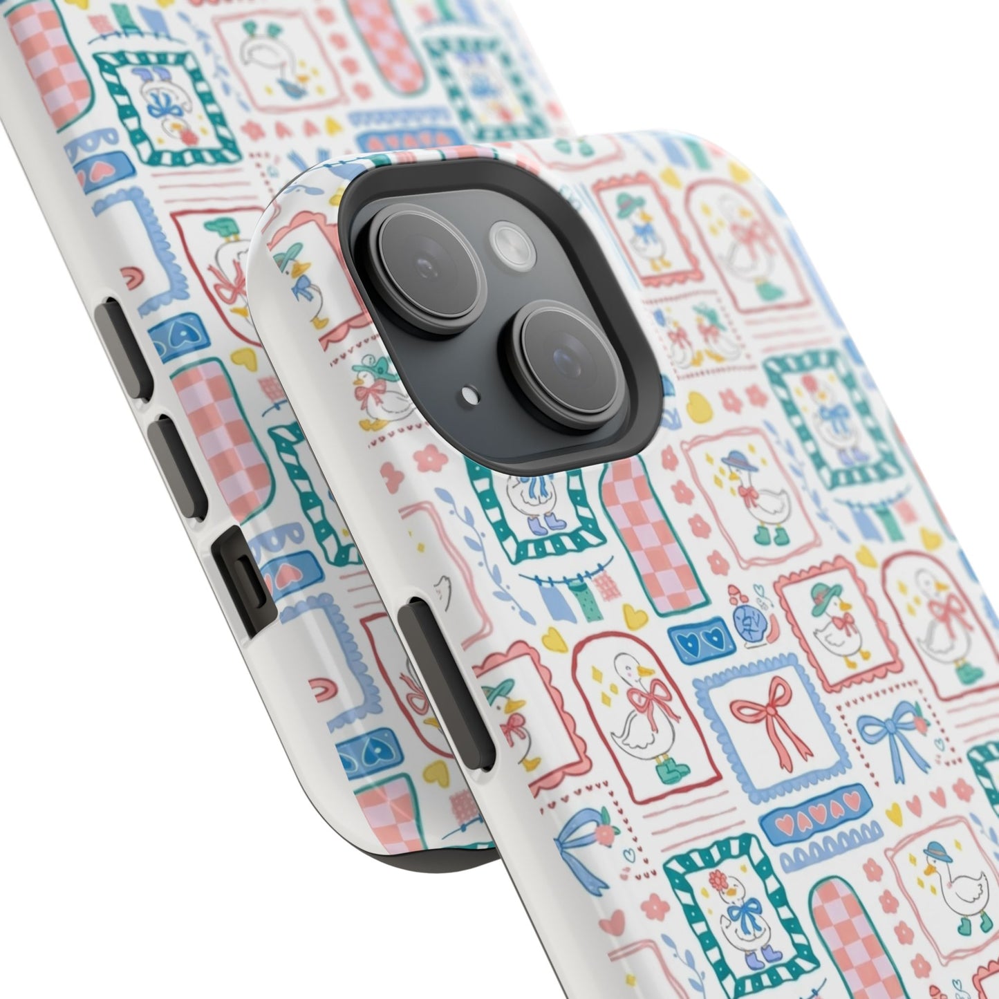 Floral Patchwork Magnetic Impact Phone Case