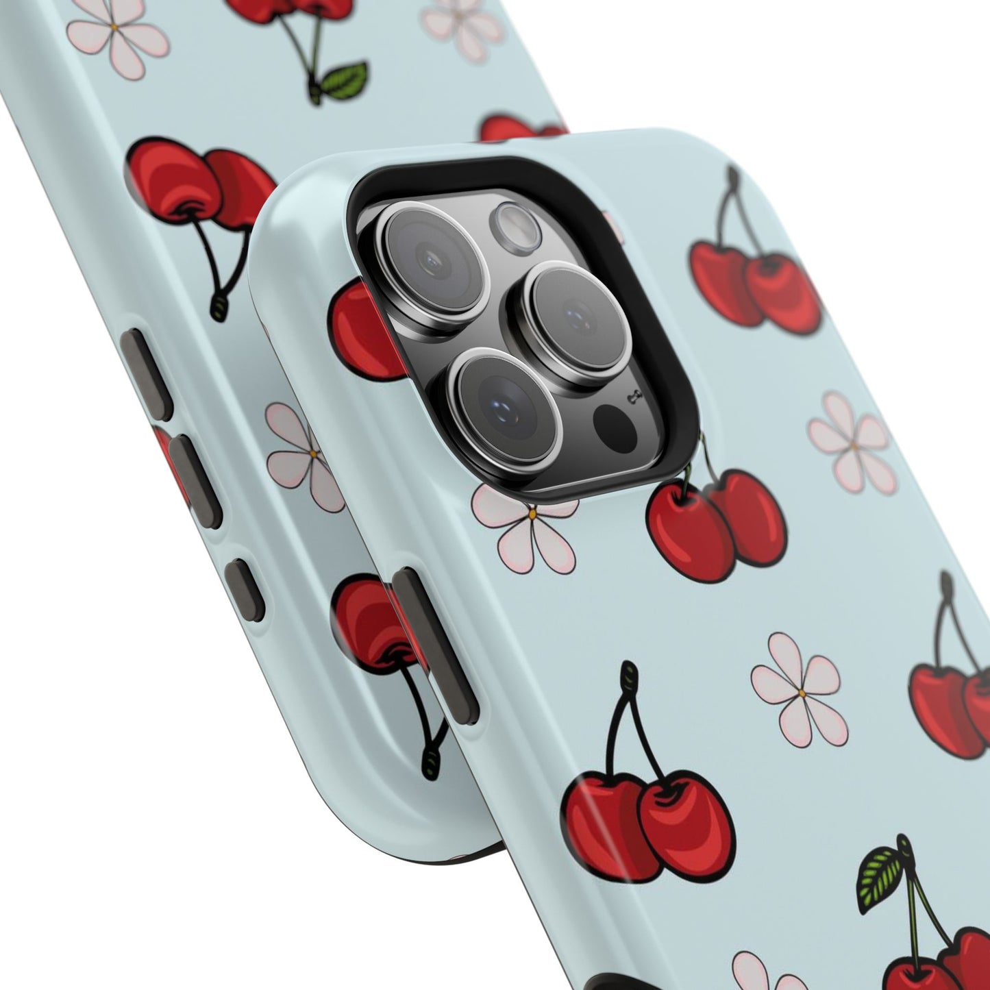 Cherry Pattern Magnetic Impact-Resistant Phone Case