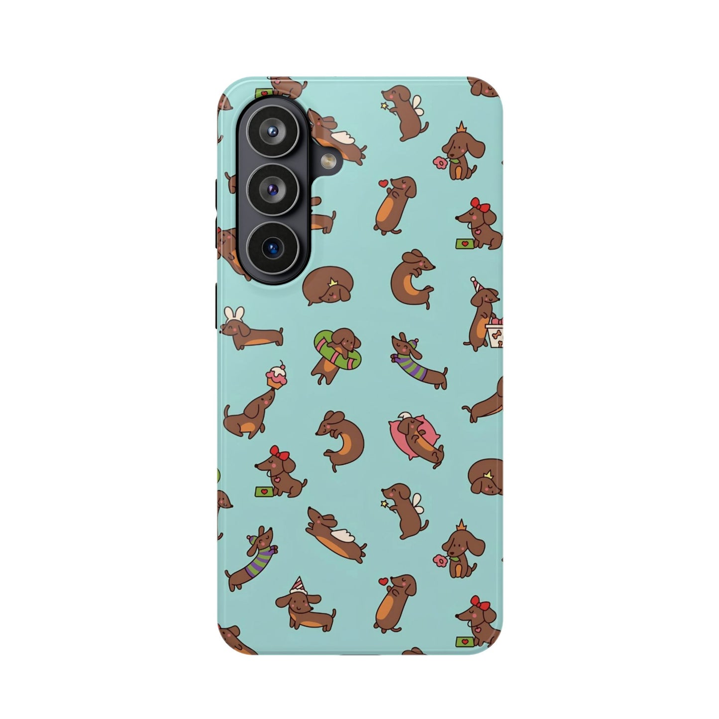 Dachshund Pattern Magnetic Impact Phone Case – Cute Wiener Dog Protective Cover