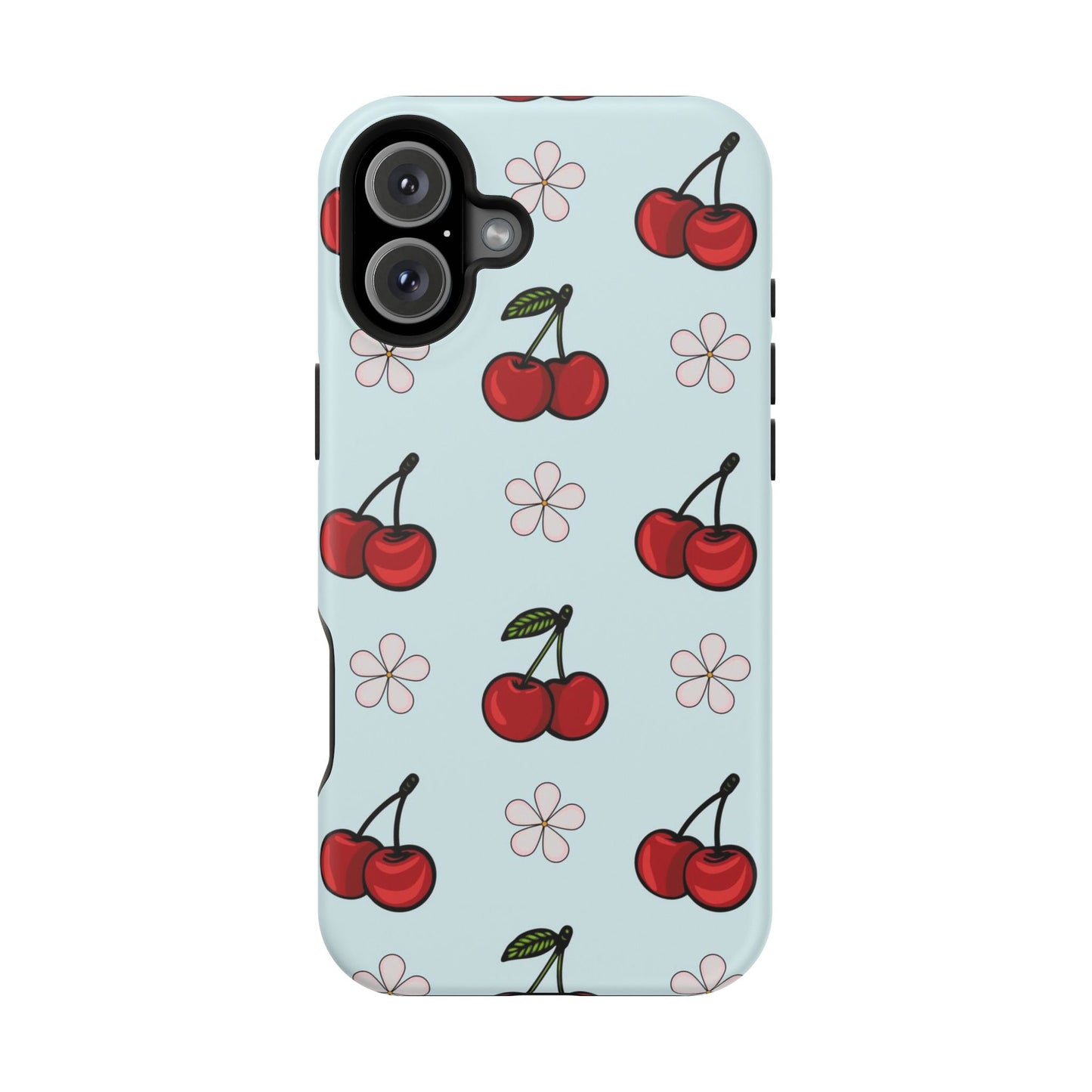 Cherry Pattern Magnetic Impact-Resistant Phone Case