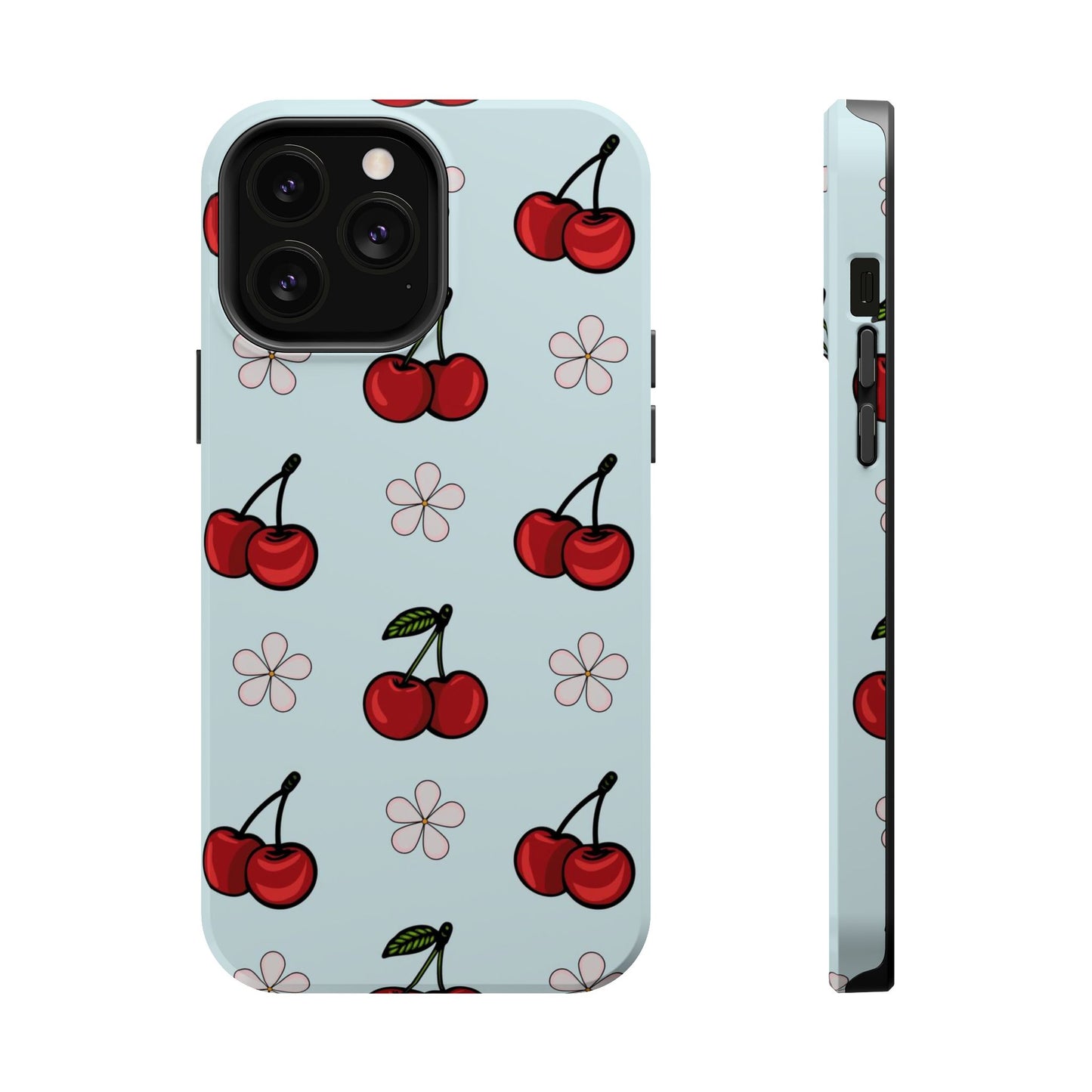 Cherry Pattern Magnetic Impact-Resistant Phone Case