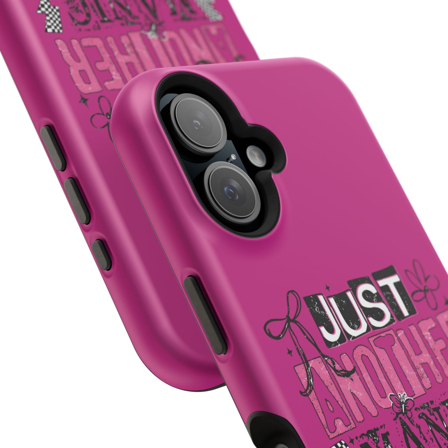 Phone Case — "Just Another Manic Mom-Day" Impact-Resistant Magnetic Case (Pink)