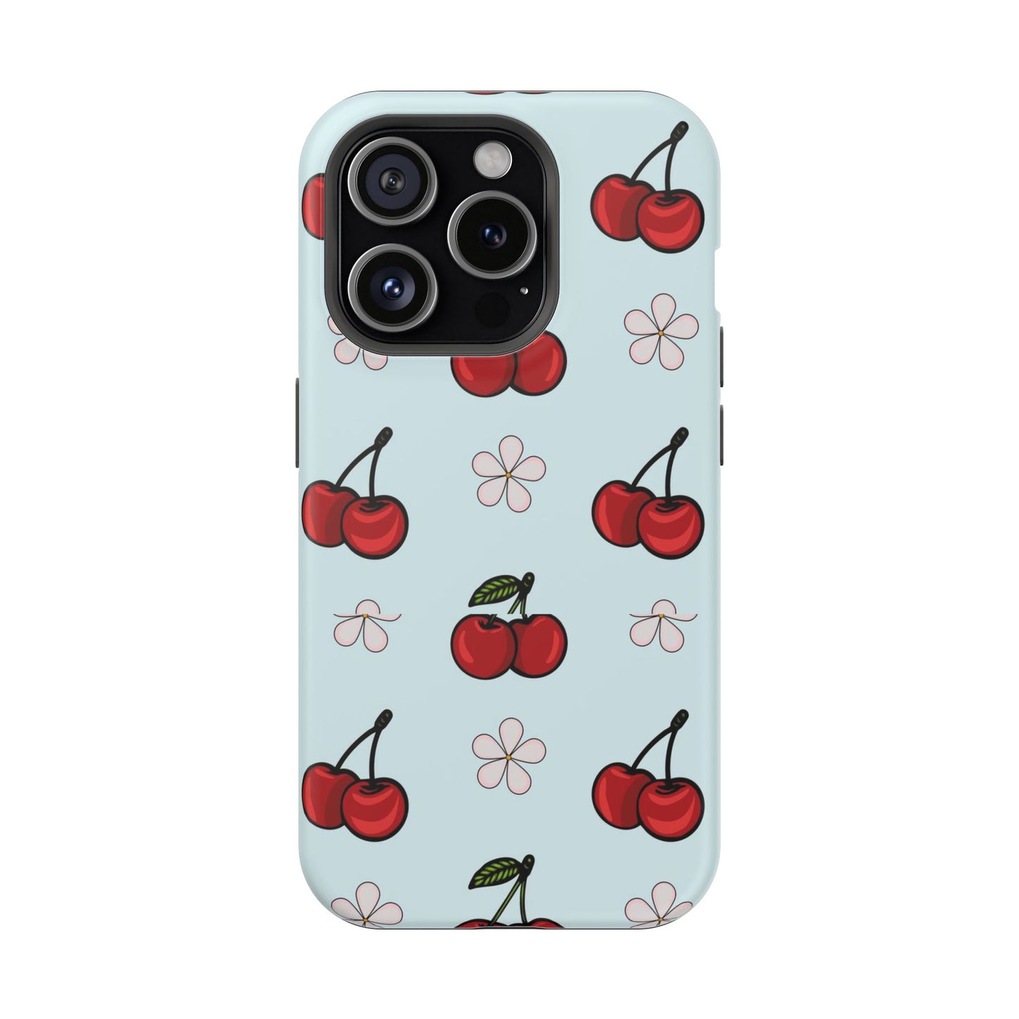 Cherry Pattern Magnetic Impact-Resistant Phone Case