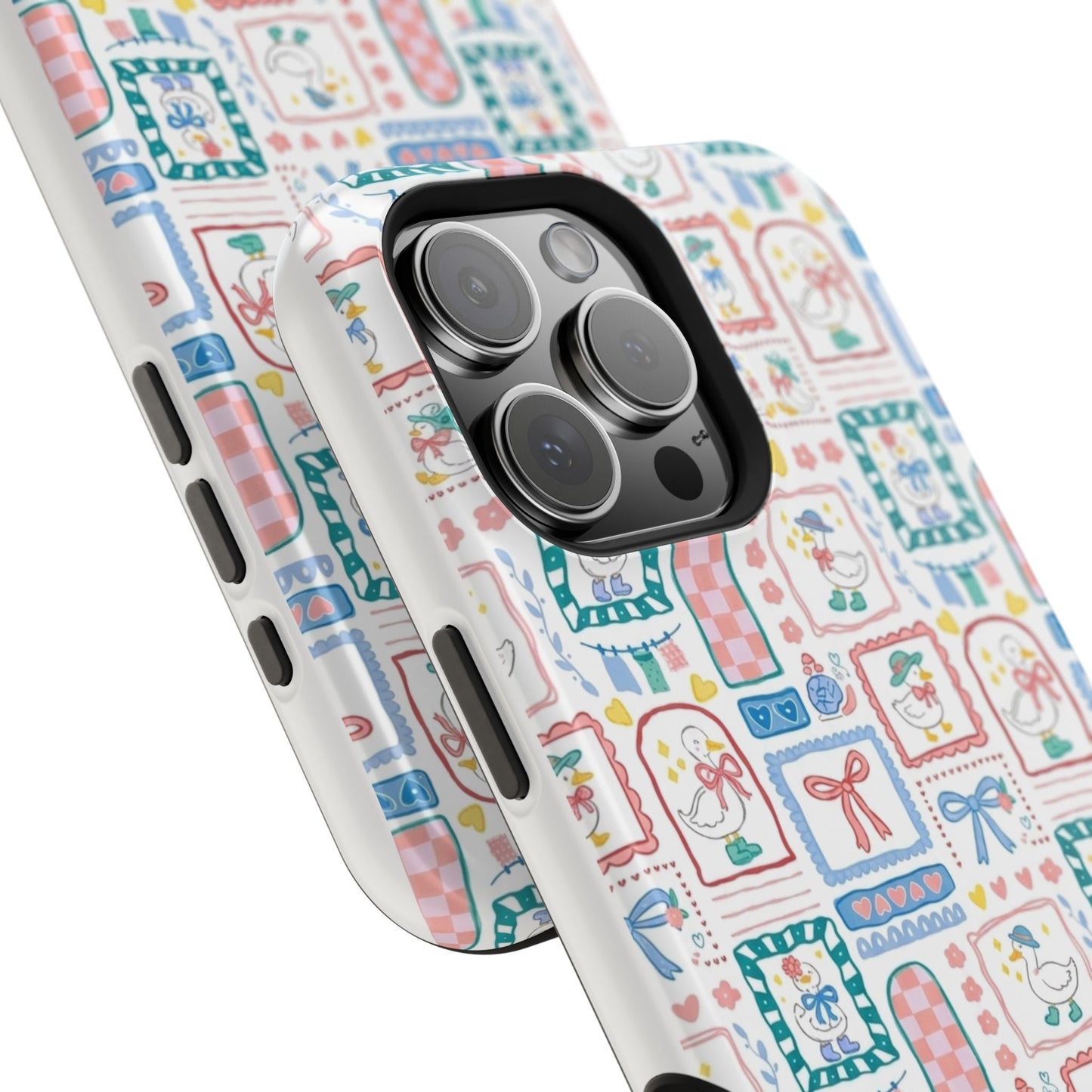 Floral Patchwork Magnetic Impact Phone Case
