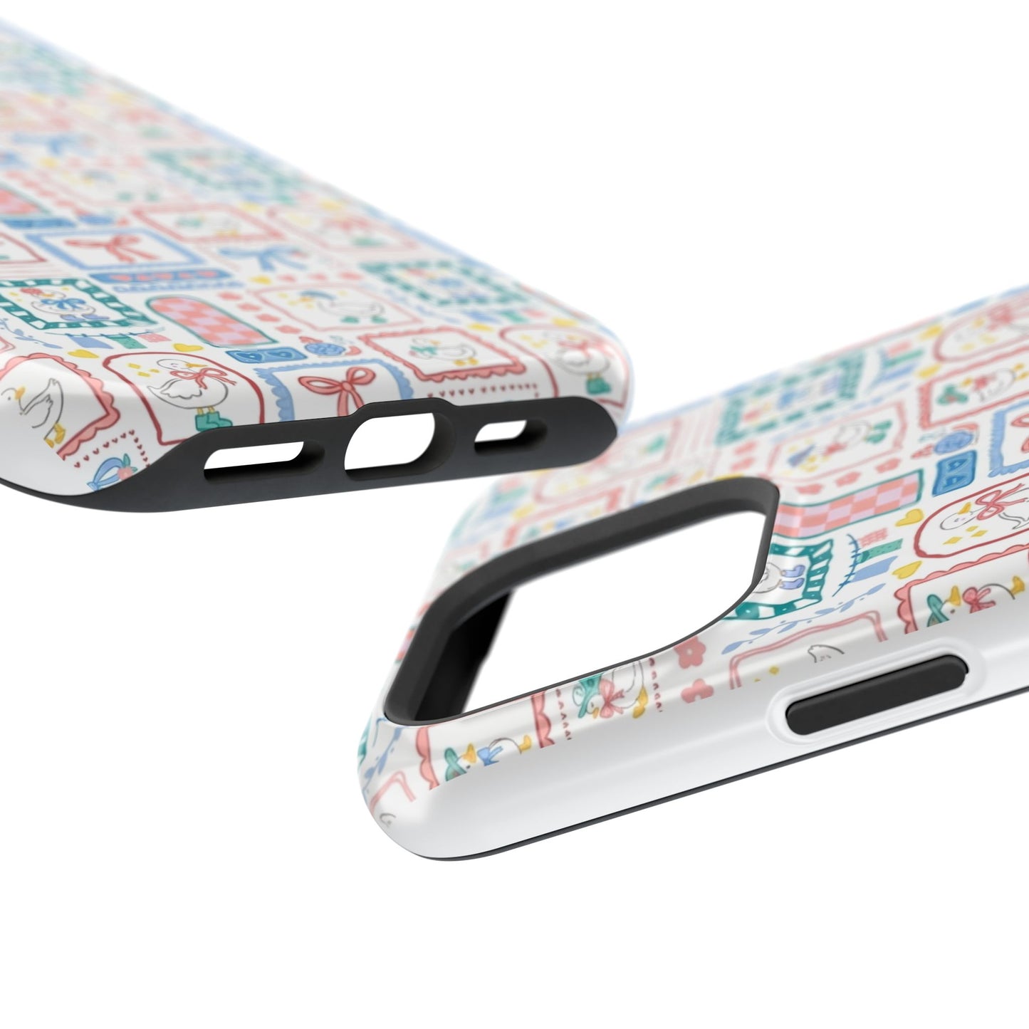 Floral Patchwork Magnetic Impact Phone Case