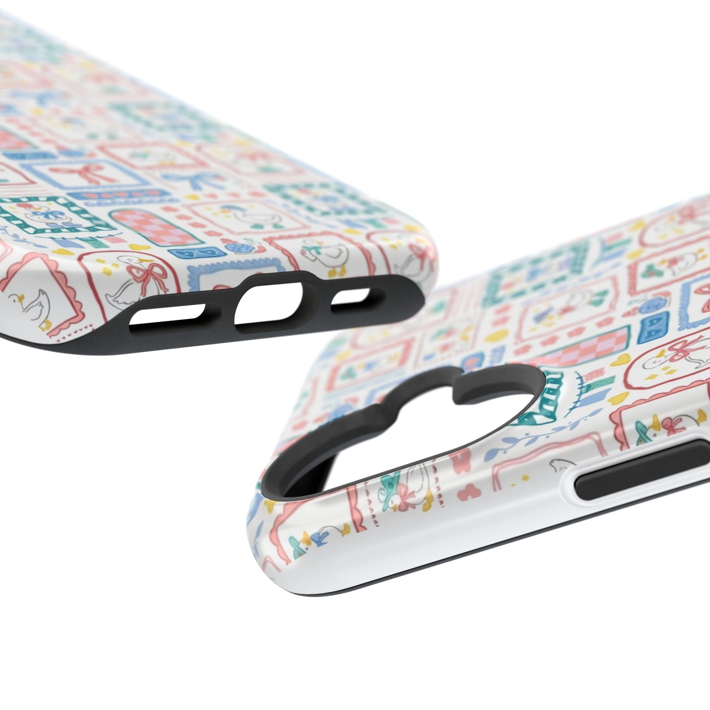 Floral Patchwork Magnetic Impact Phone Case