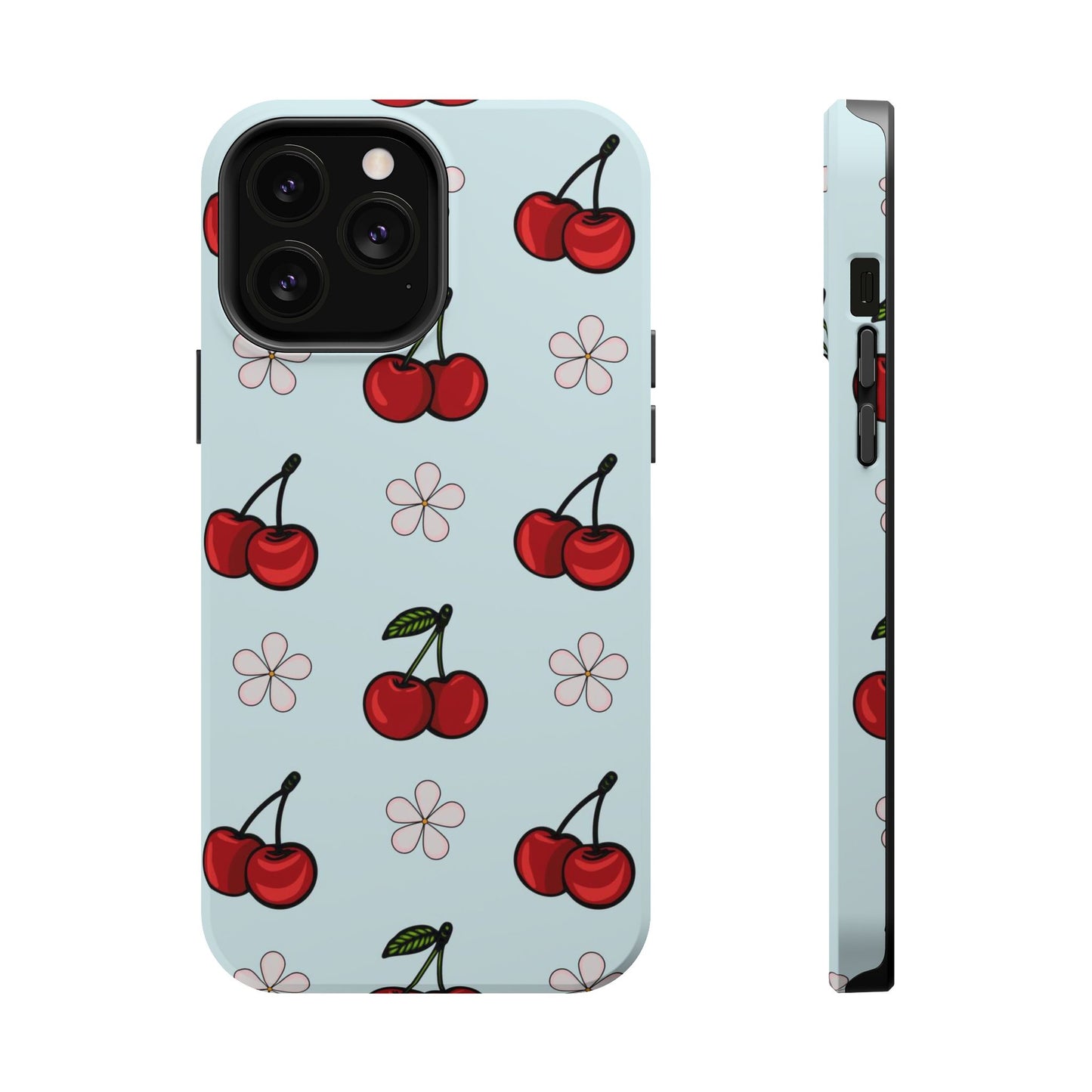 Cherry Pattern Magnetic Impact-Resistant Phone Case