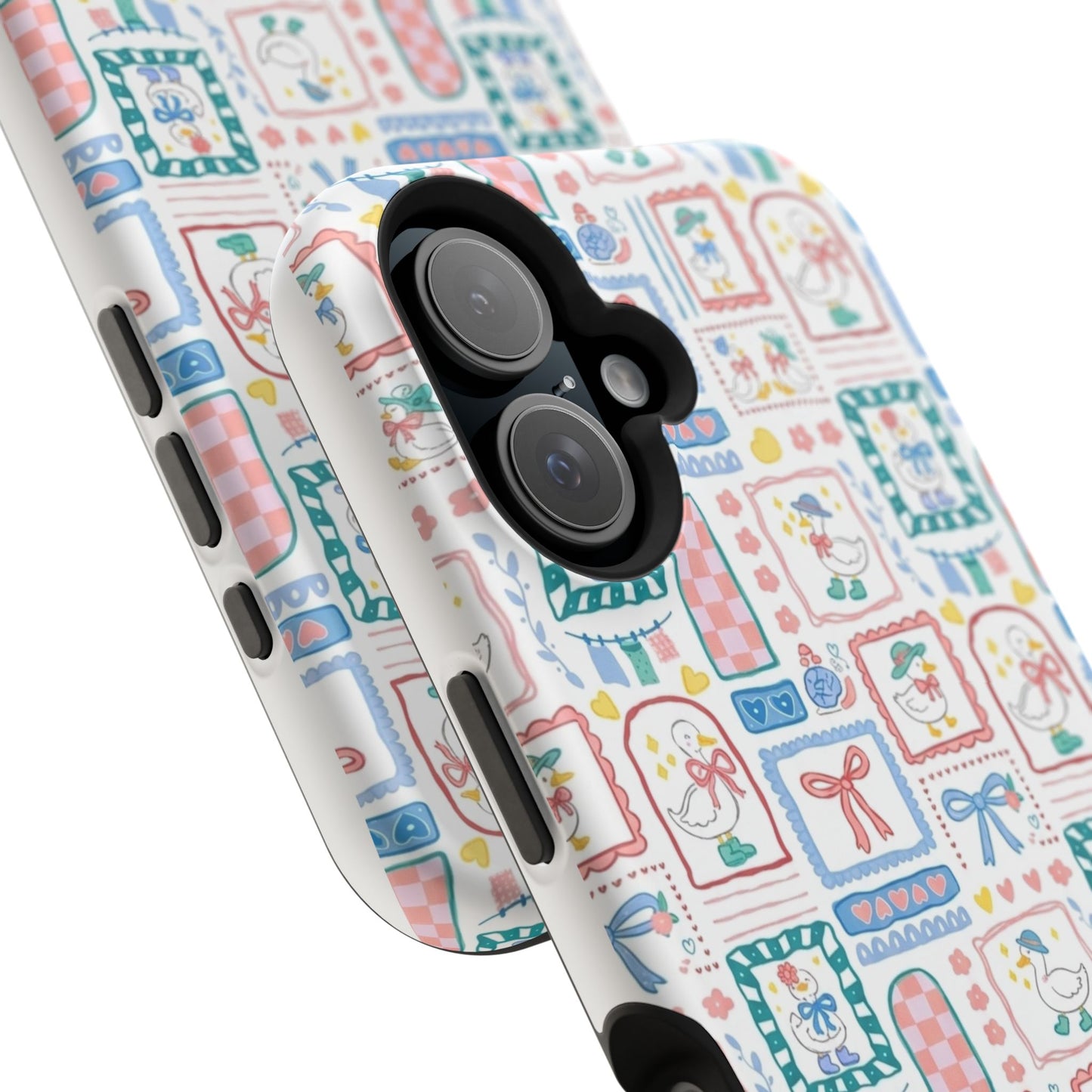 Floral Patchwork Magnetic Impact Phone Case