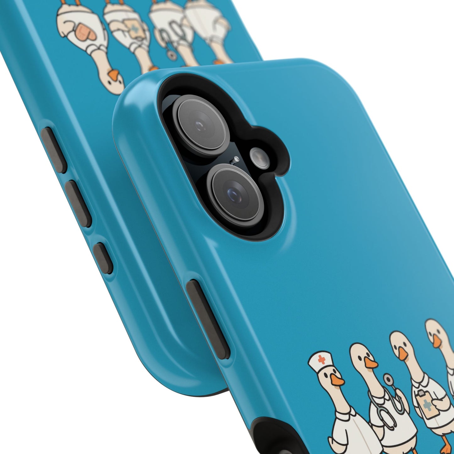 Cute Caring Geese Magnetic Impact Case — 'just a caring goose' Protective Phone Cover