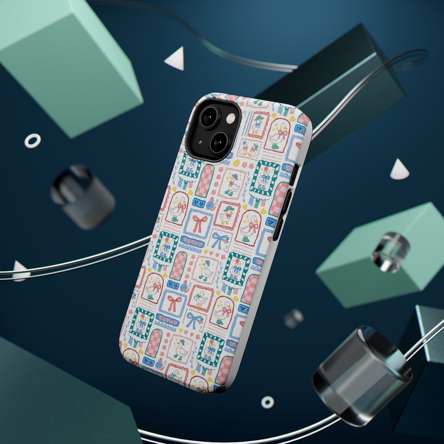 Floral Patchwork Magnetic Impact Phone Case