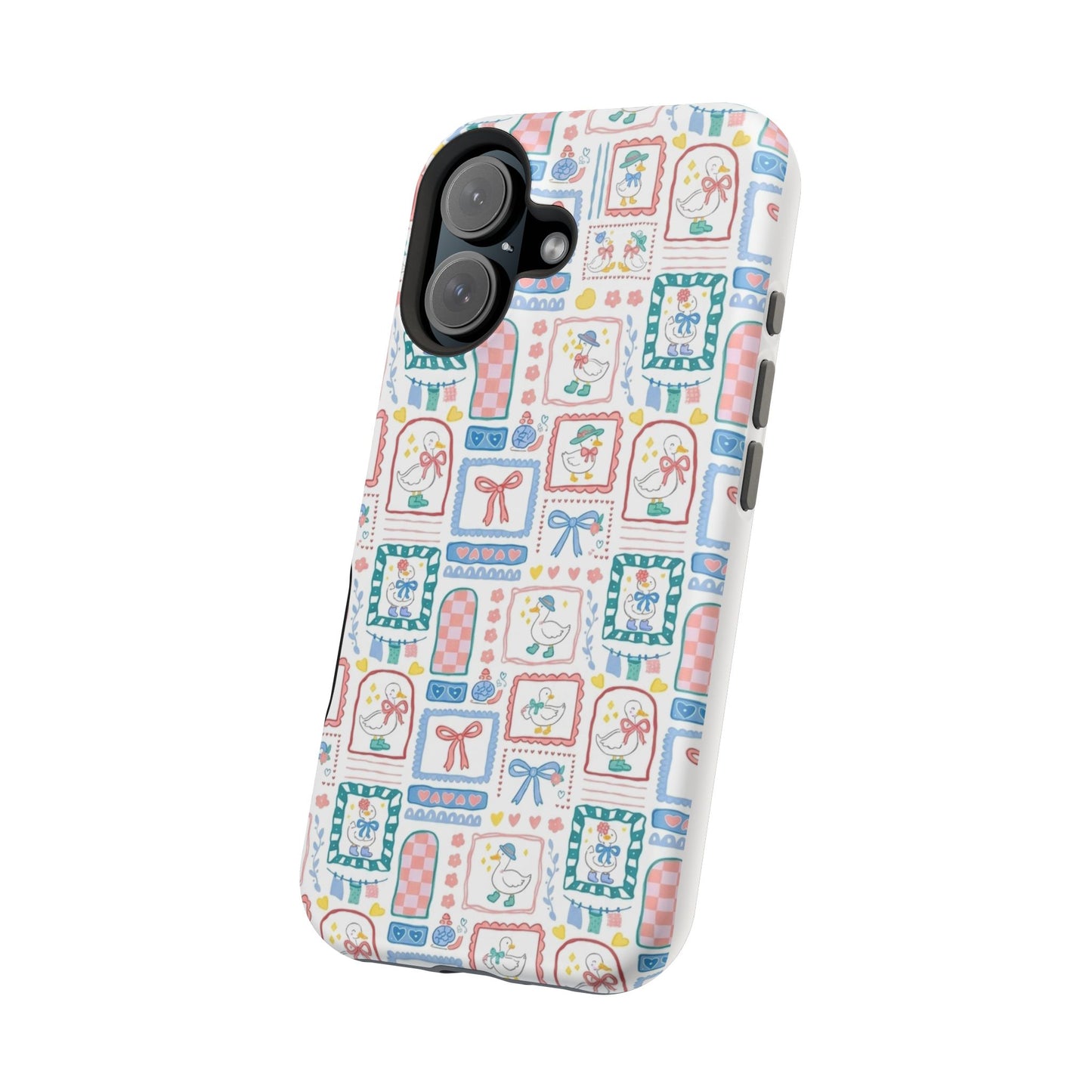 Floral Patchwork Magnetic Impact Phone Case