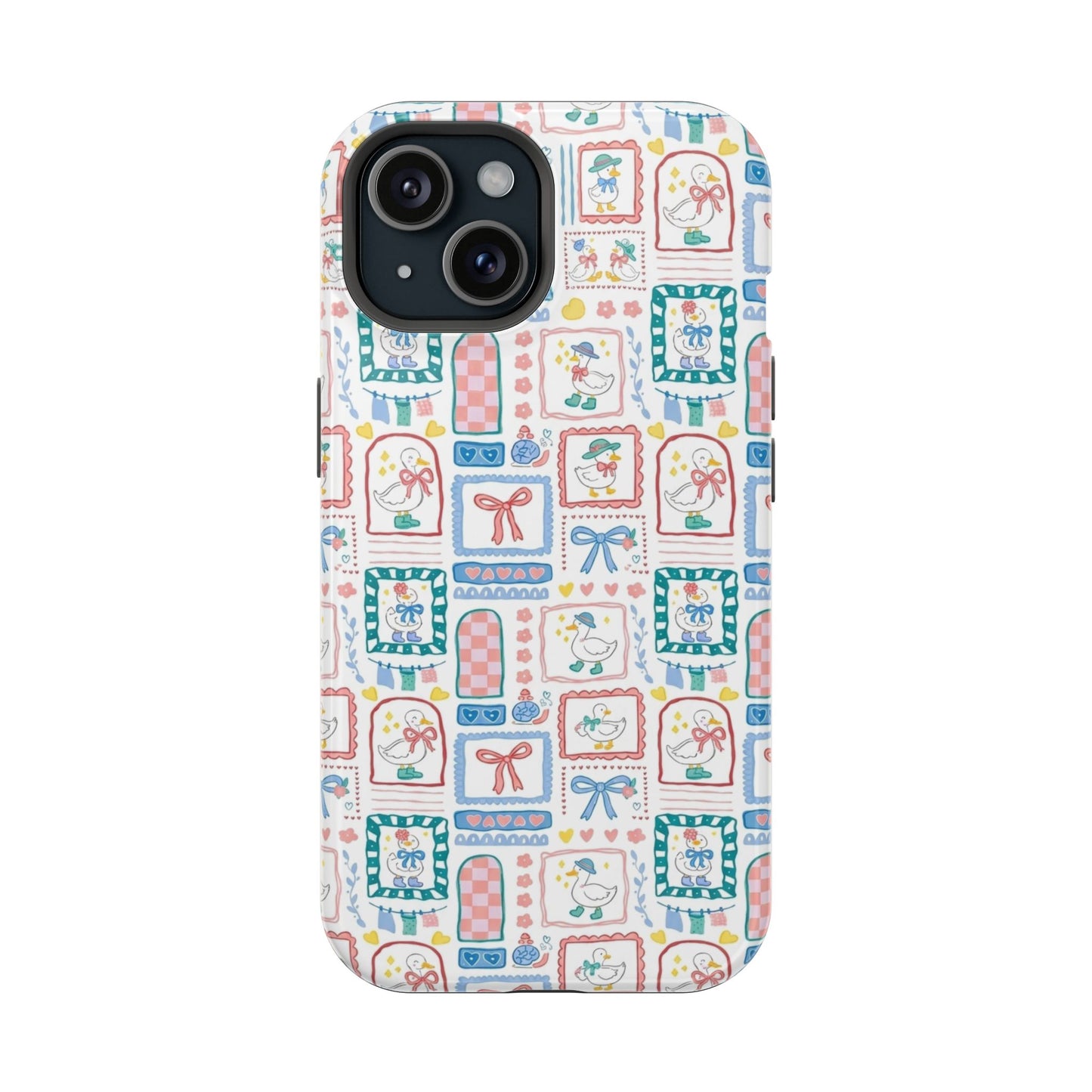 Floral Patchwork Magnetic Impact Phone Case