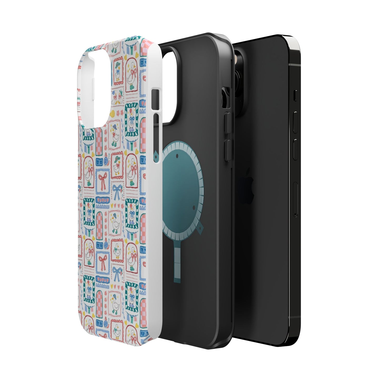 Floral Patchwork Magnetic Impact Phone Case