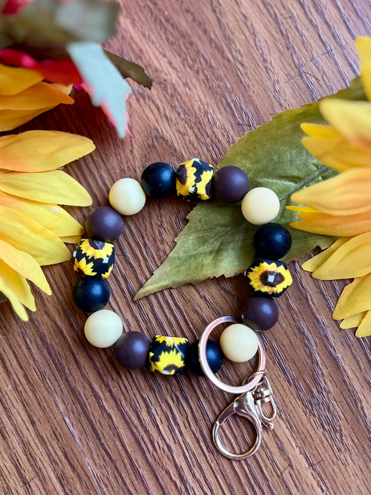 Sunflower Wristlet