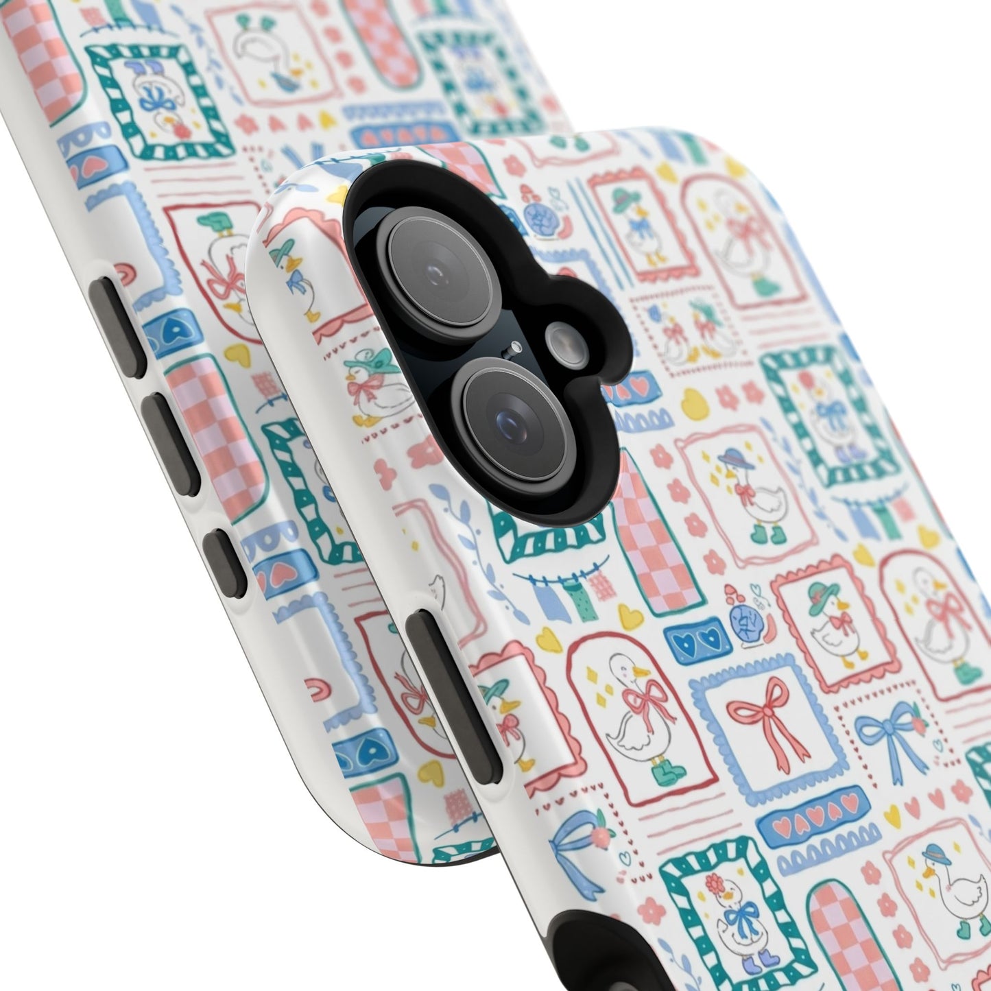 Floral Patchwork Magnetic Impact Phone Case
