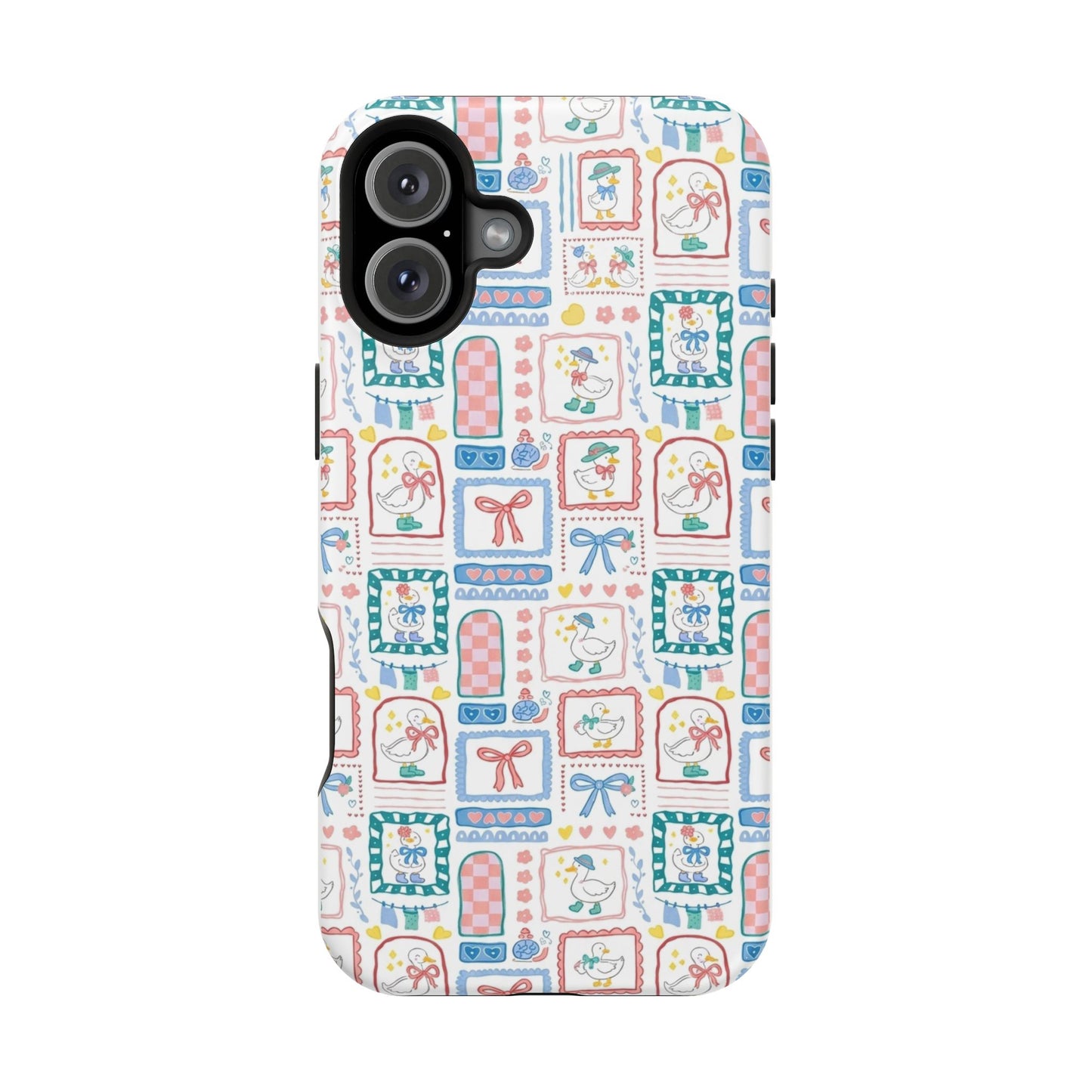Floral Patchwork Magnetic Impact Phone Case