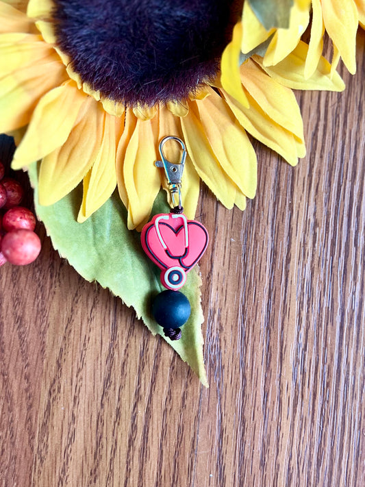 Nurse Heart Zipper Pull