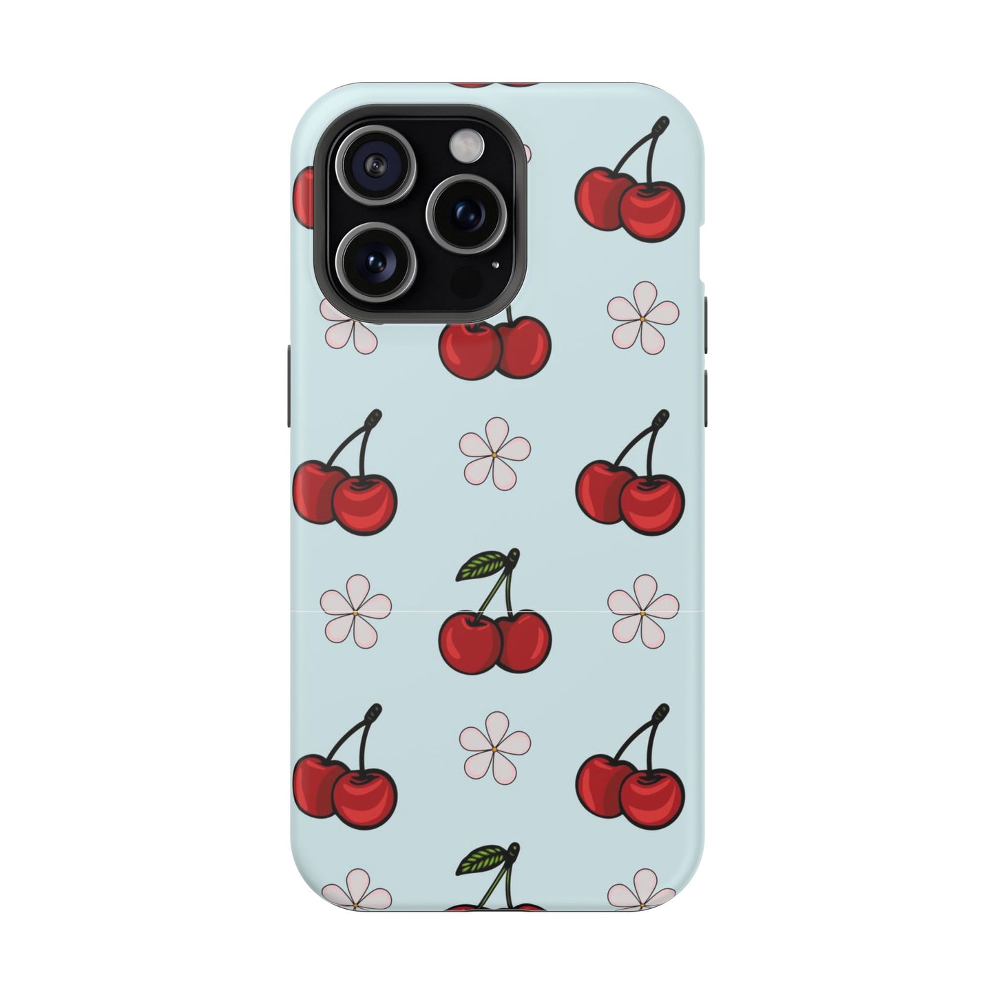Cherry Pattern Magnetic Impact-Resistant Phone Case