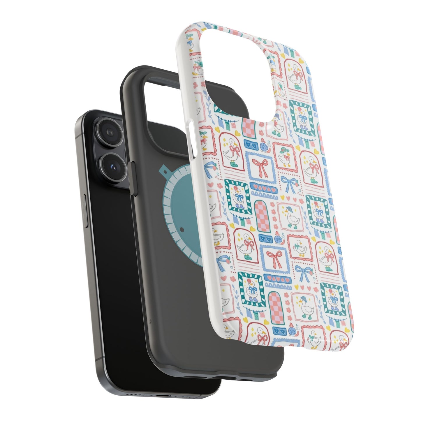 Floral Patchwork Magnetic Impact Phone Case