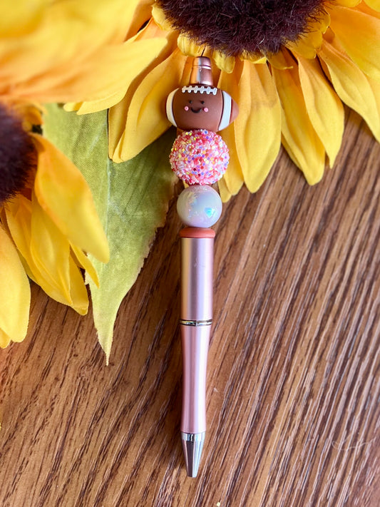 Pink Football Pen