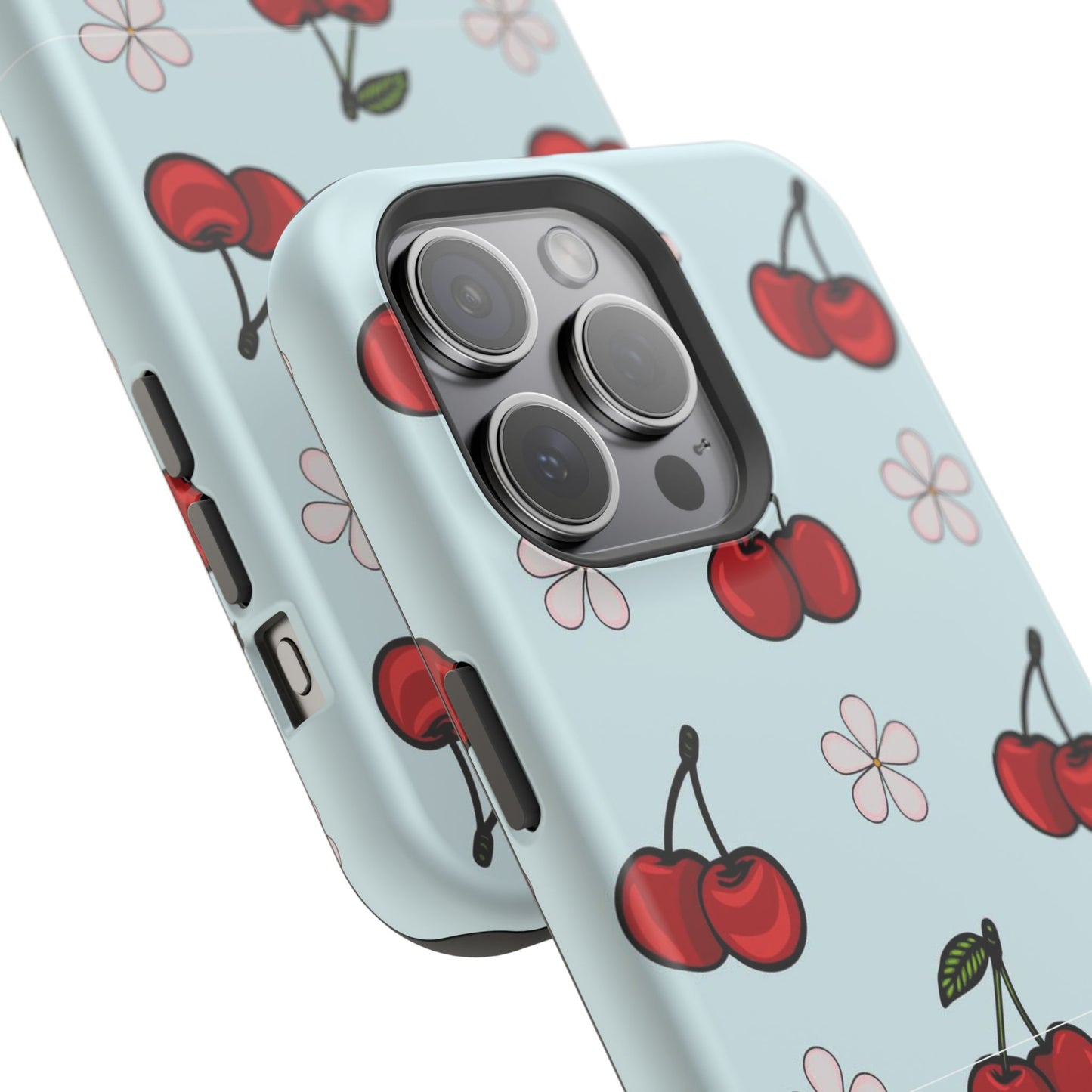 Cherry Pattern Magnetic Impact-Resistant Phone Case