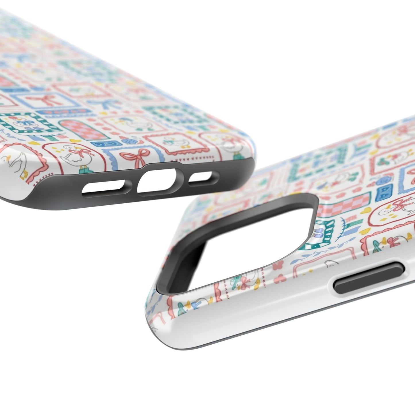 Floral Patchwork Magnetic Impact Phone Case