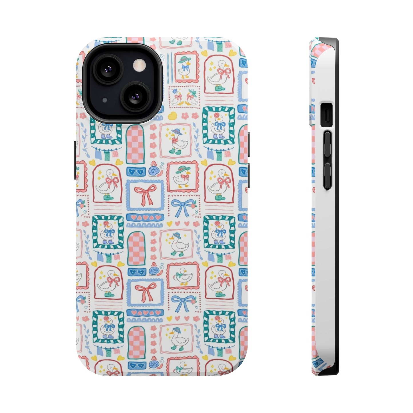 Floral Patchwork Magnetic Impact Phone Case