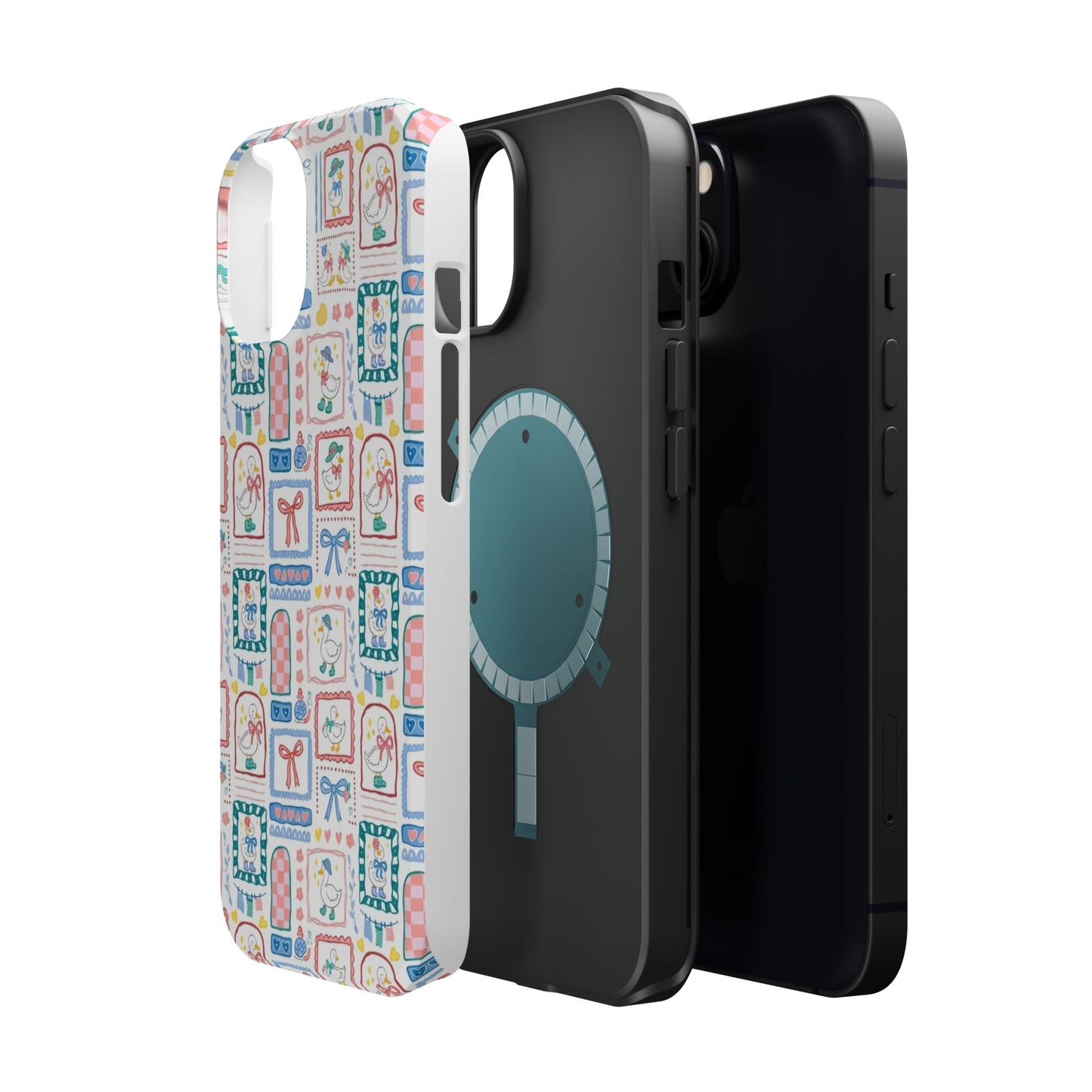 Floral Patchwork Magnetic Impact Phone Case