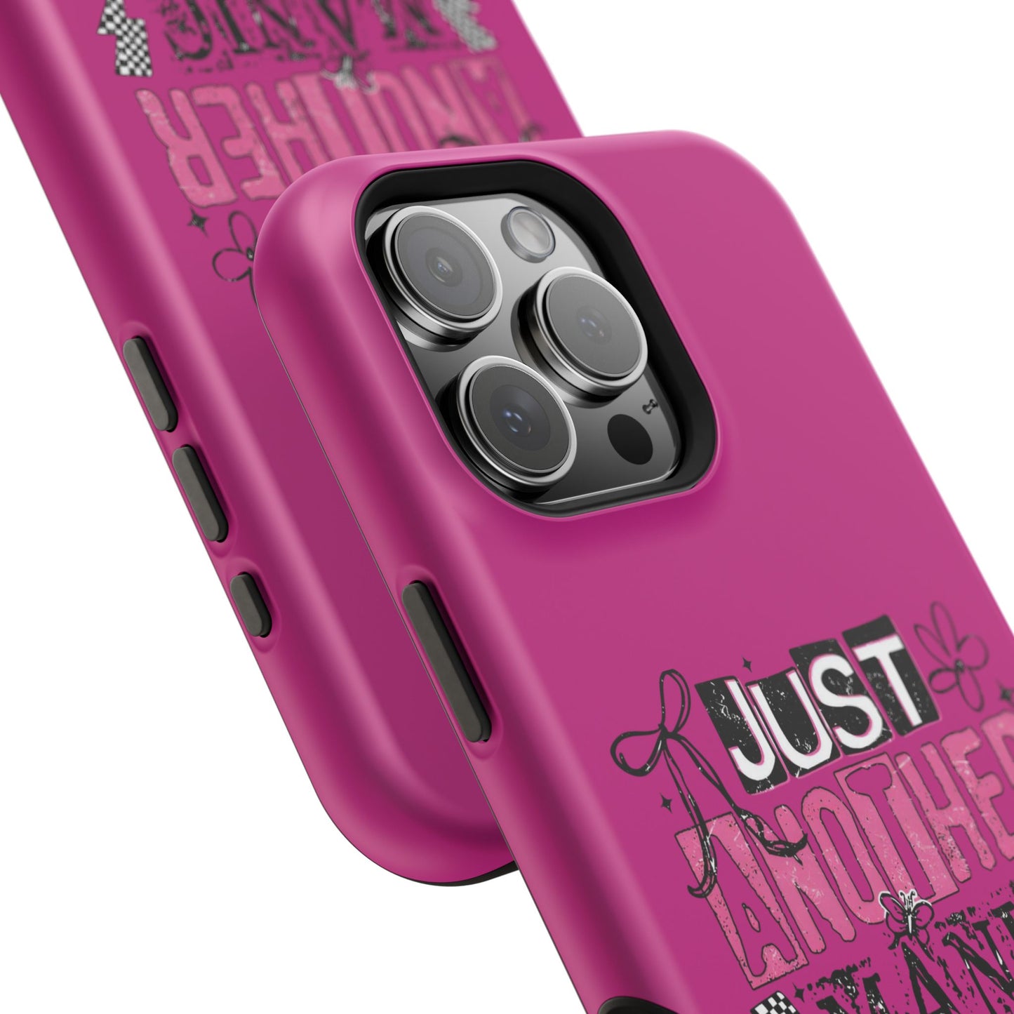 Phone Case — "Just Another Manic Mom-Day" Impact-Resistant Magnetic Case (Pink)