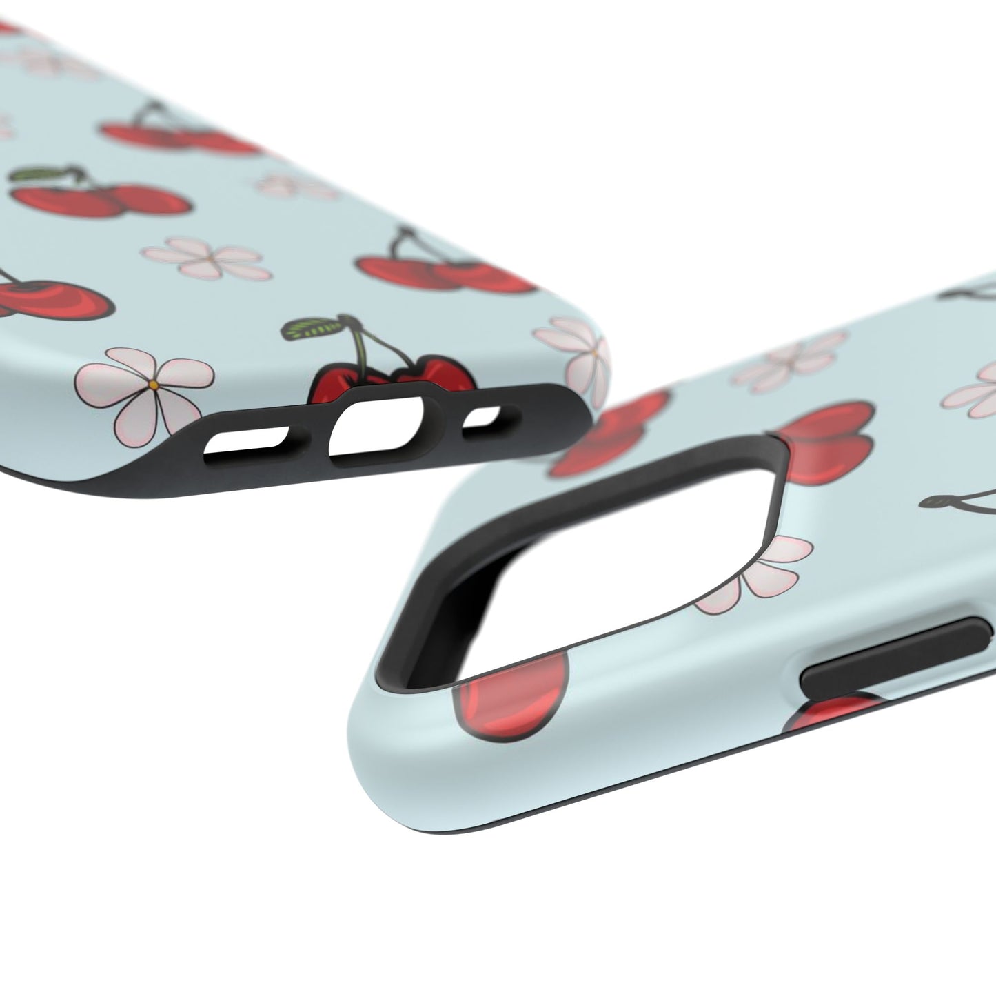 Cherry Pattern Magnetic Impact-Resistant Phone Case