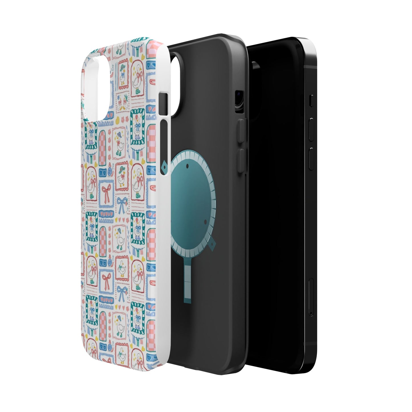 Floral Patchwork Magnetic Impact Phone Case