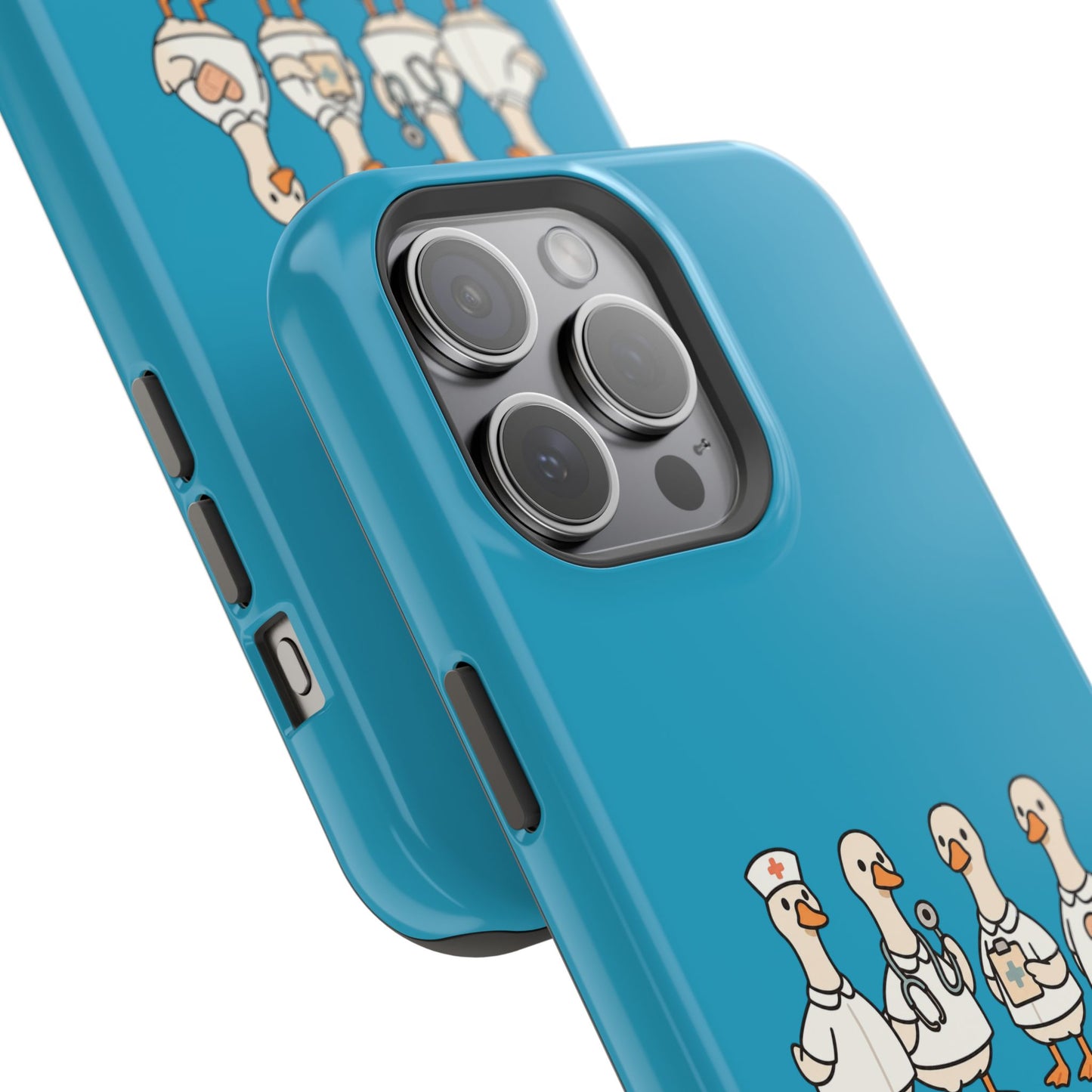 Cute Caring Geese Magnetic Impact Case — 'just a caring goose' Protective Phone Cover