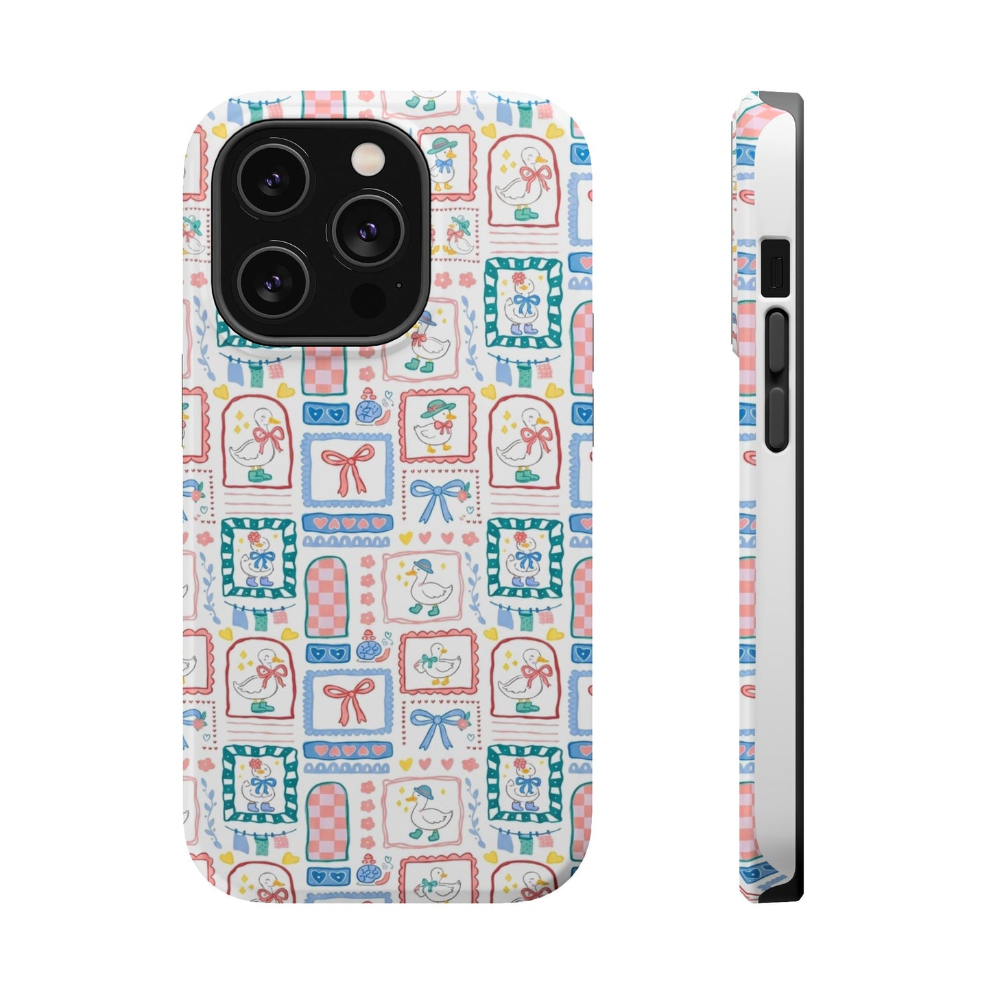Floral Patchwork Magnetic Impact Phone Case