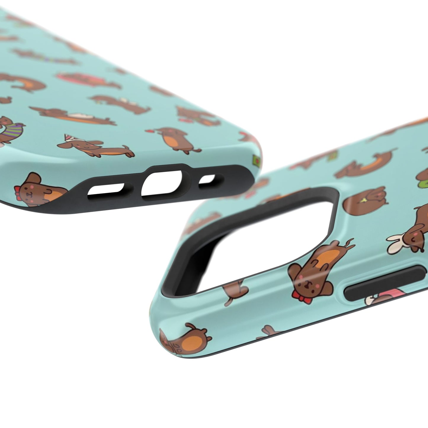 Dachshund Pattern Magnetic Impact Phone Case – Cute Wiener Dog Protective Cover