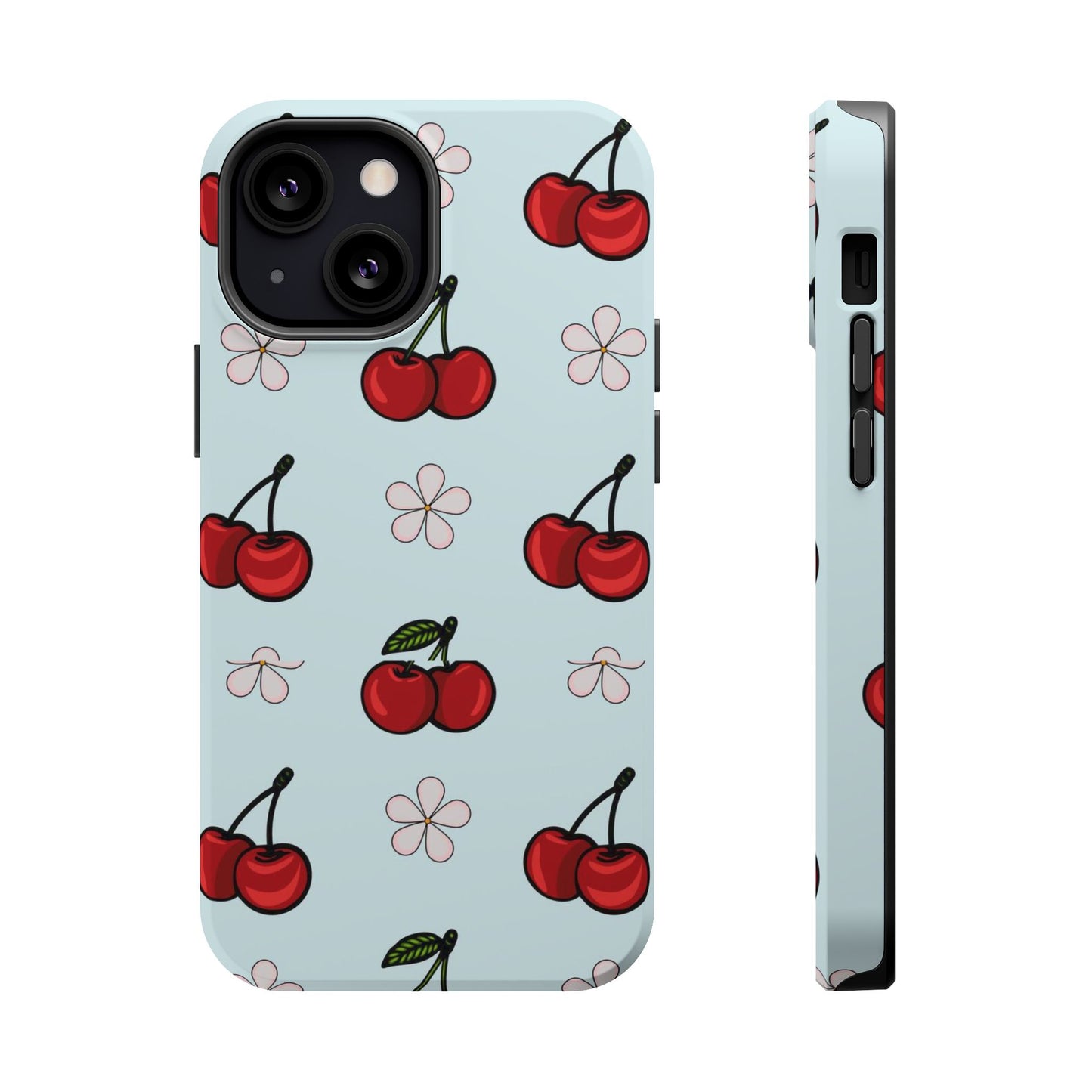 Cherry Pattern Magnetic Impact-Resistant Phone Case