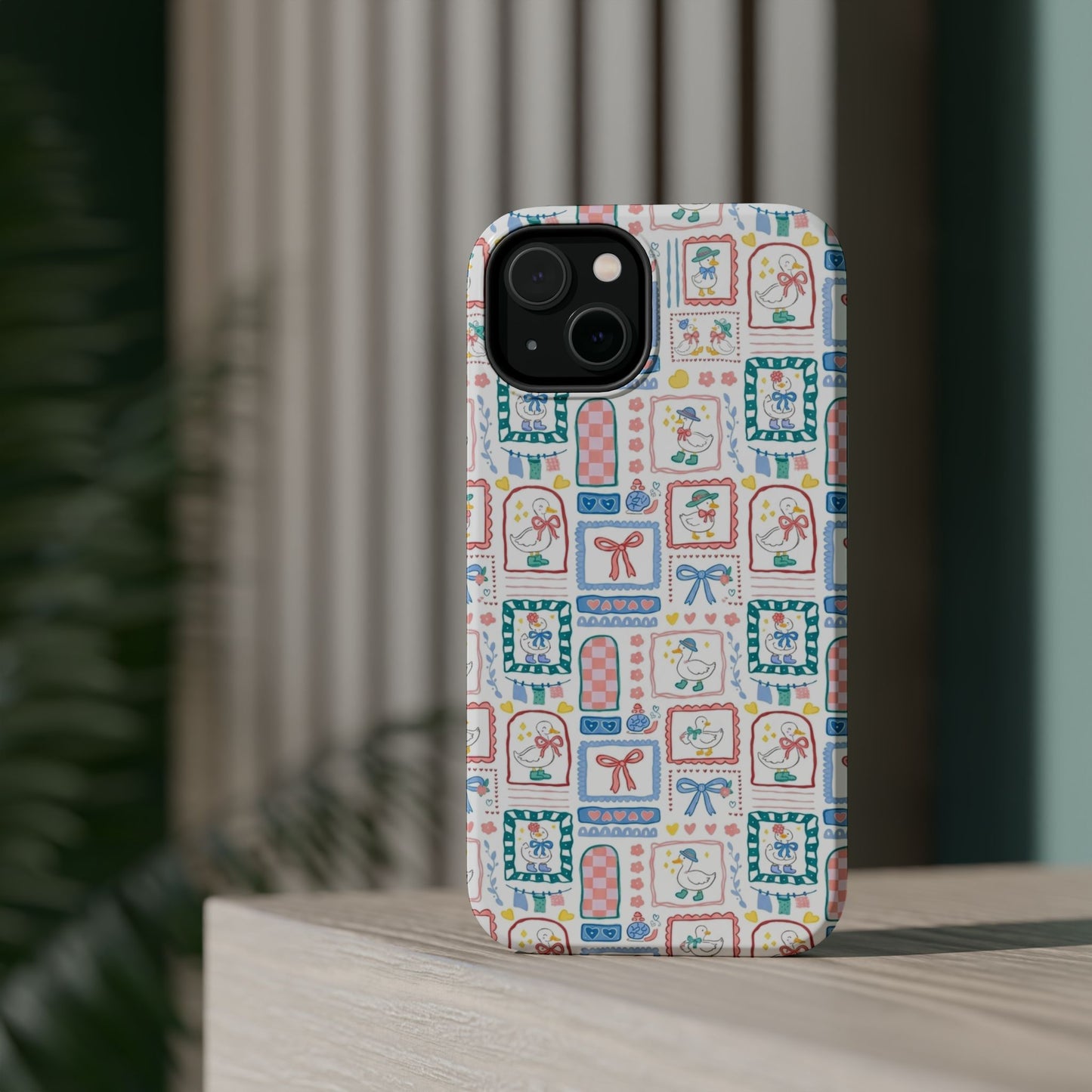 Floral Patchwork Magnetic Impact Phone Case