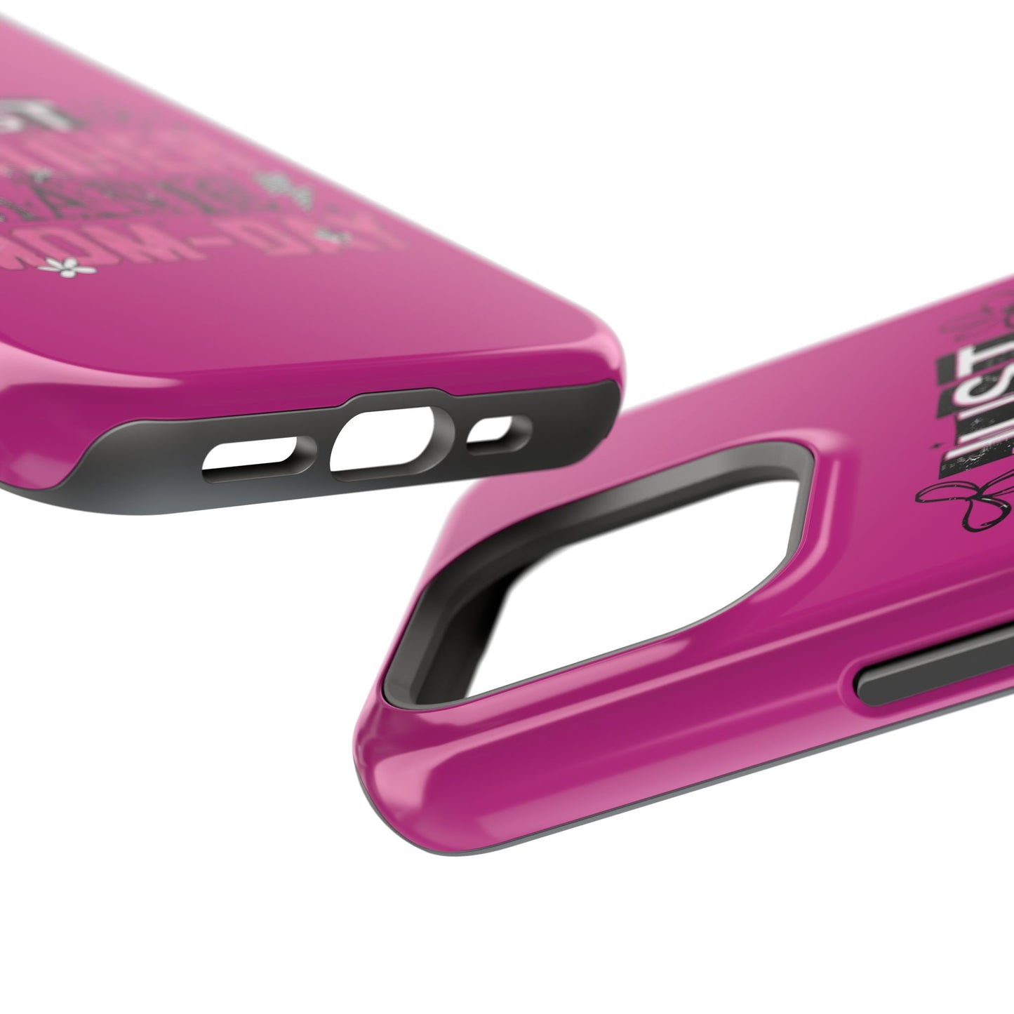 Phone Case — "Just Another Manic Mom-Day" Impact-Resistant Magnetic Case (Pink)